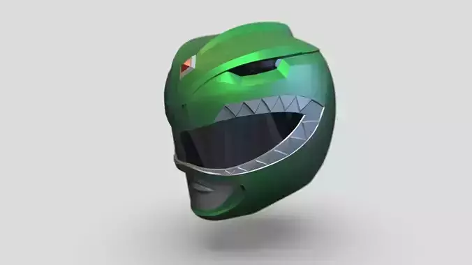 Green dragon mmpr helmet 3D print model