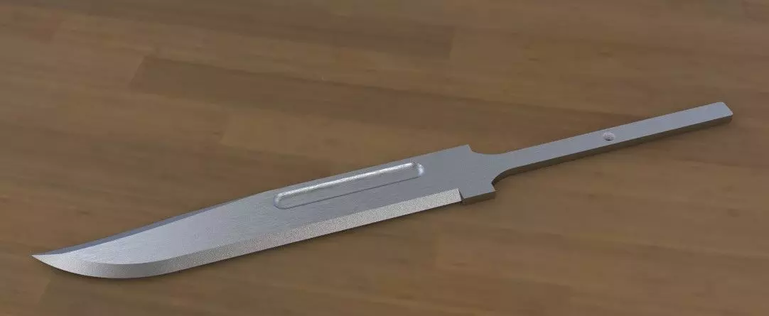 Ka Bar Knife blade 3D print model