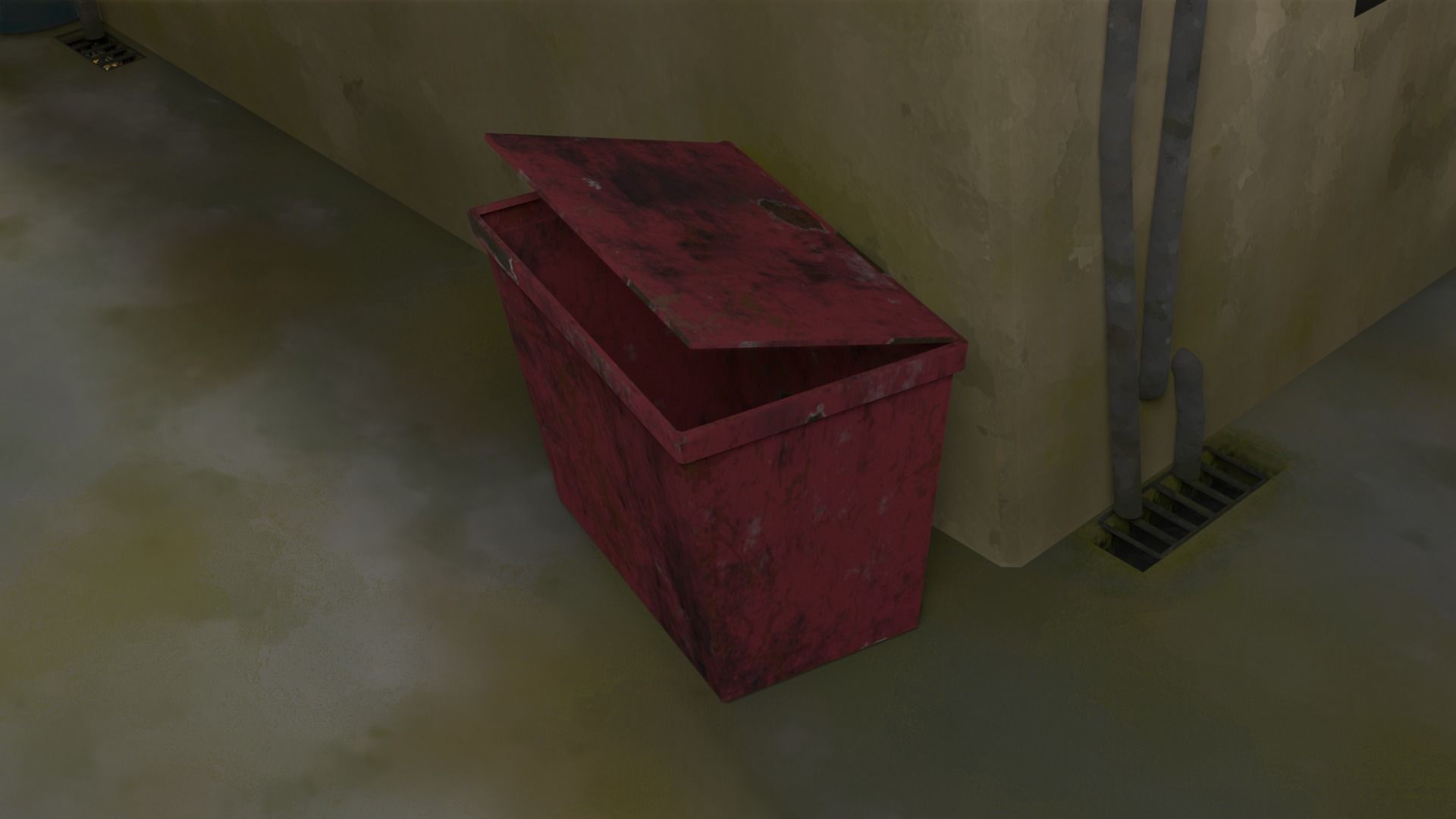 My House Toon Style Low-poly 3D model_8