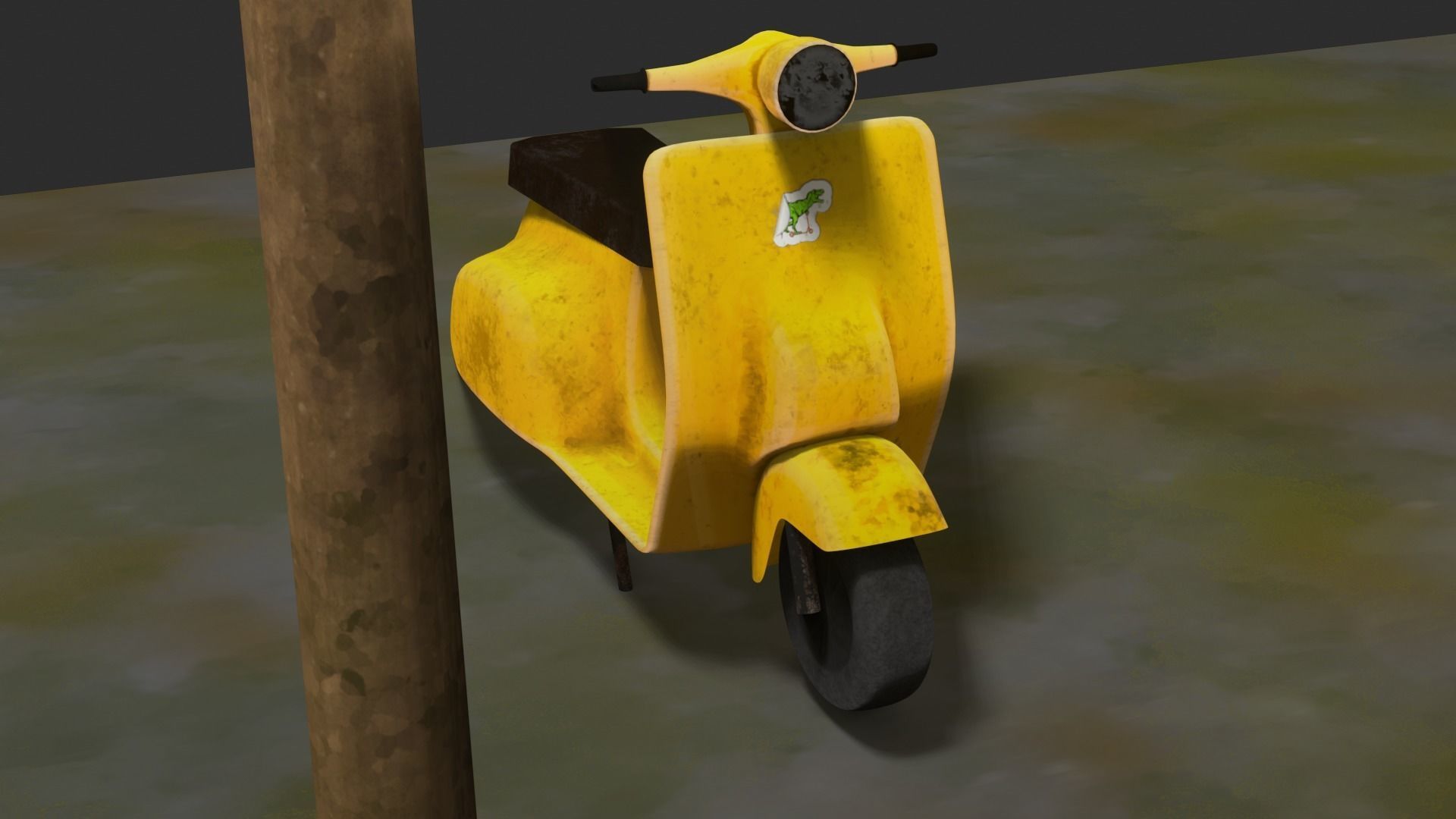 My House Toon Style Low-poly 3D model_13