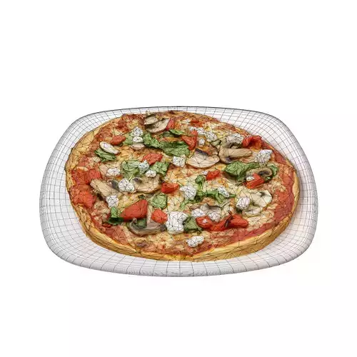 pizza Low-poly 3D model