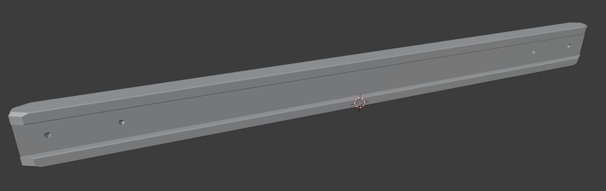 H20 formwork timber beam Low-poly 3D model_4