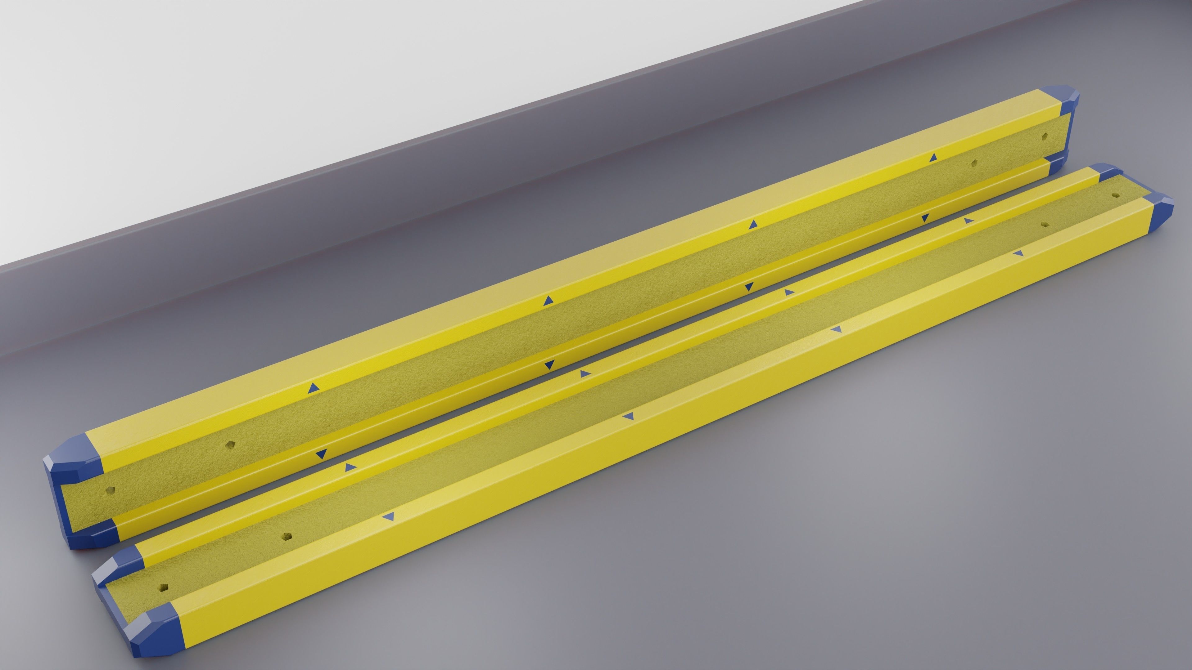 H20 formwork timber beam Low-poly 3D model_1