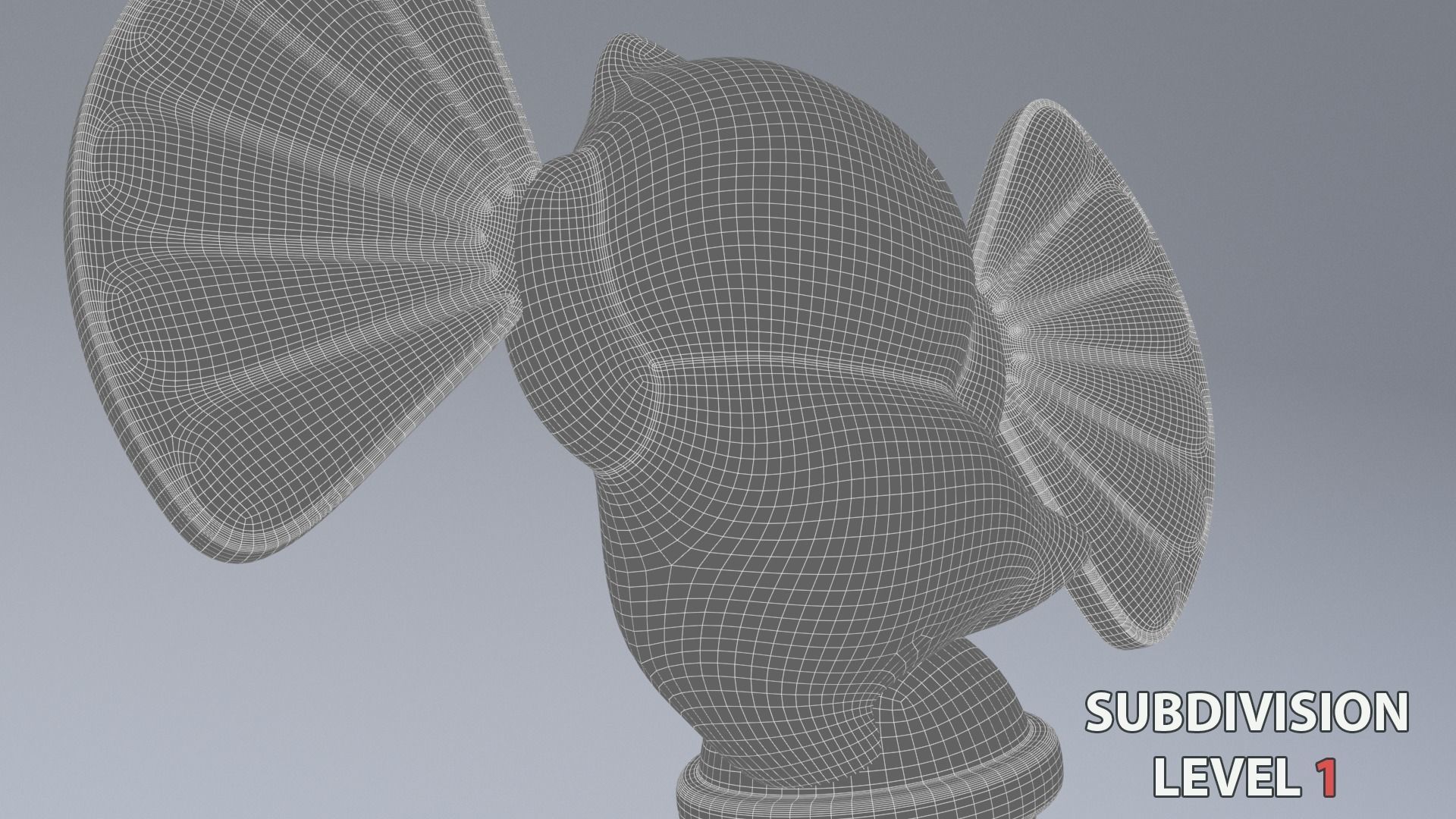 Lucky fortune cat Low-poly 3D model_18