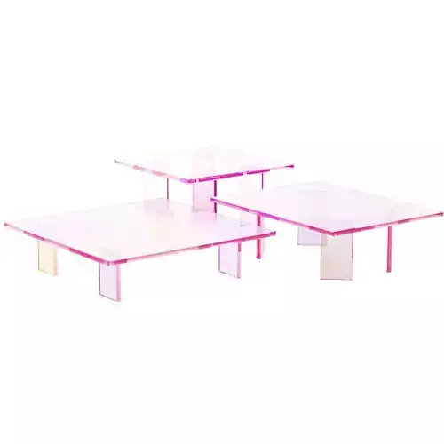 016 Multi-colored Pearl custom coffee table 02 3D model