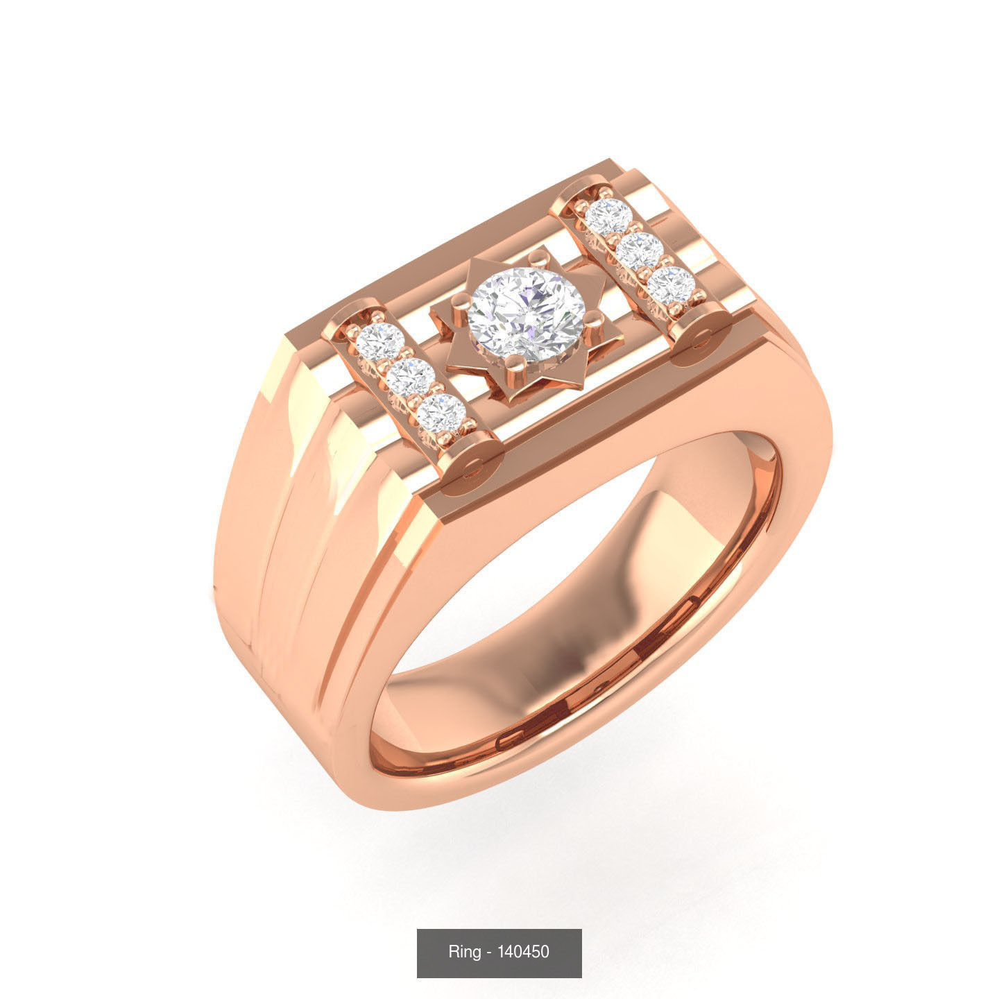 90 wide men groom ring band 3D Model Collection_29