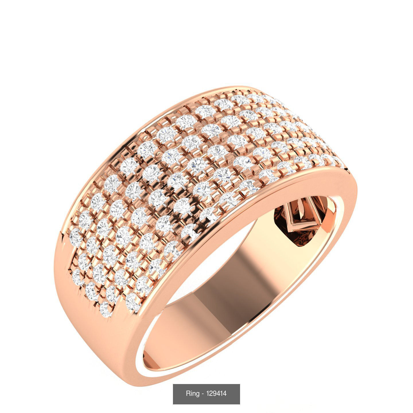 90 wide men groom ring band 3D Model Collection_54