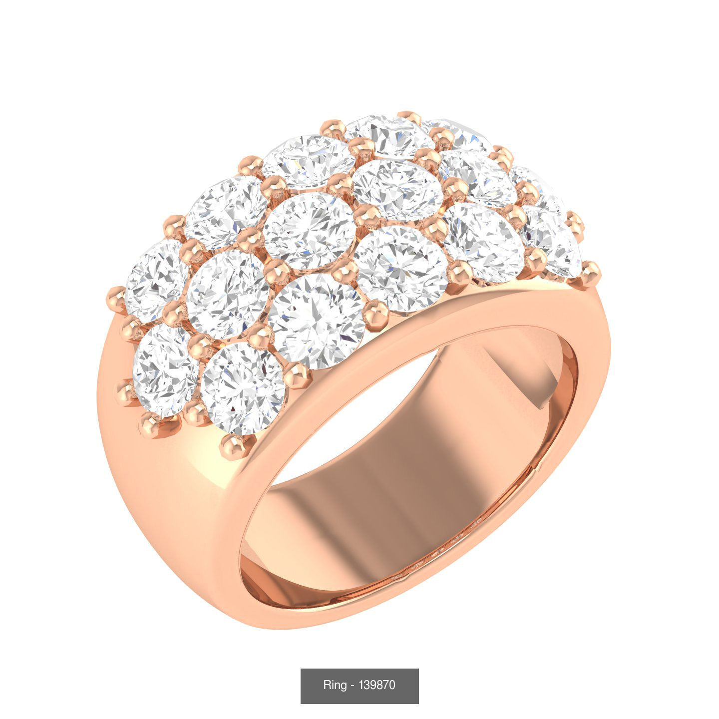 90 wide men groom ring band 3D Model Collection_33