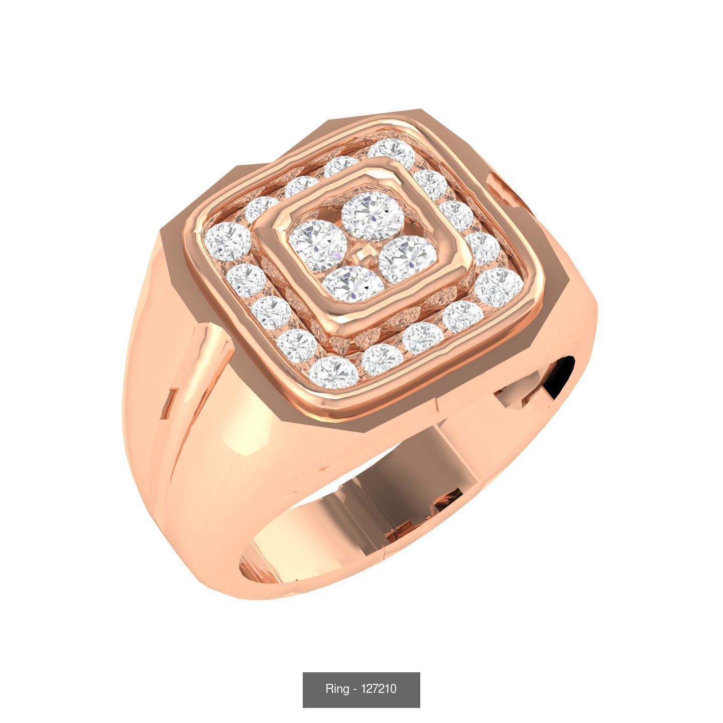 90 wide men groom ring band 3D Model Collection_62