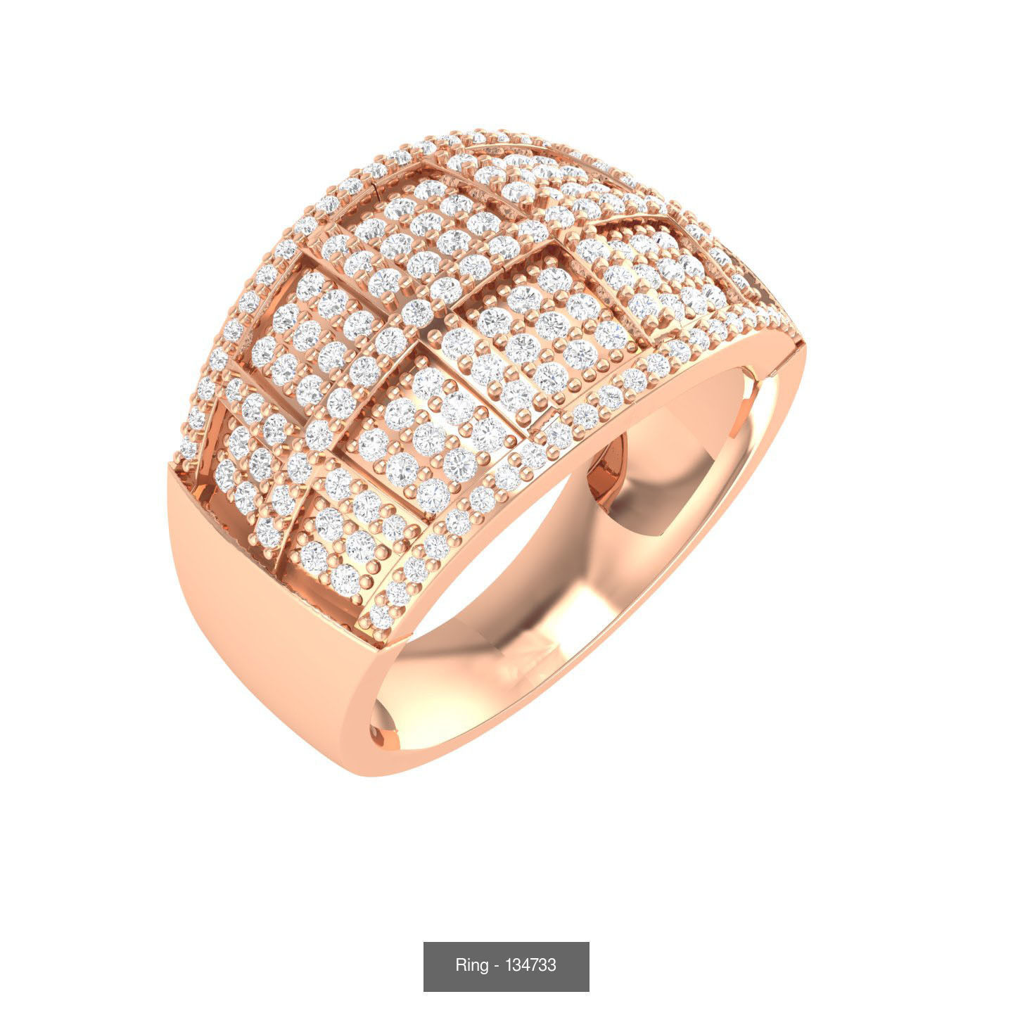 90 wide men groom ring band 3D Model Collection_49