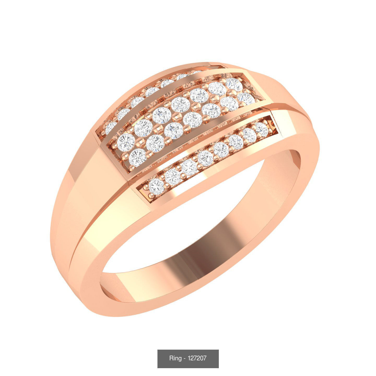 90 wide men groom ring band 3D Model Collection_63