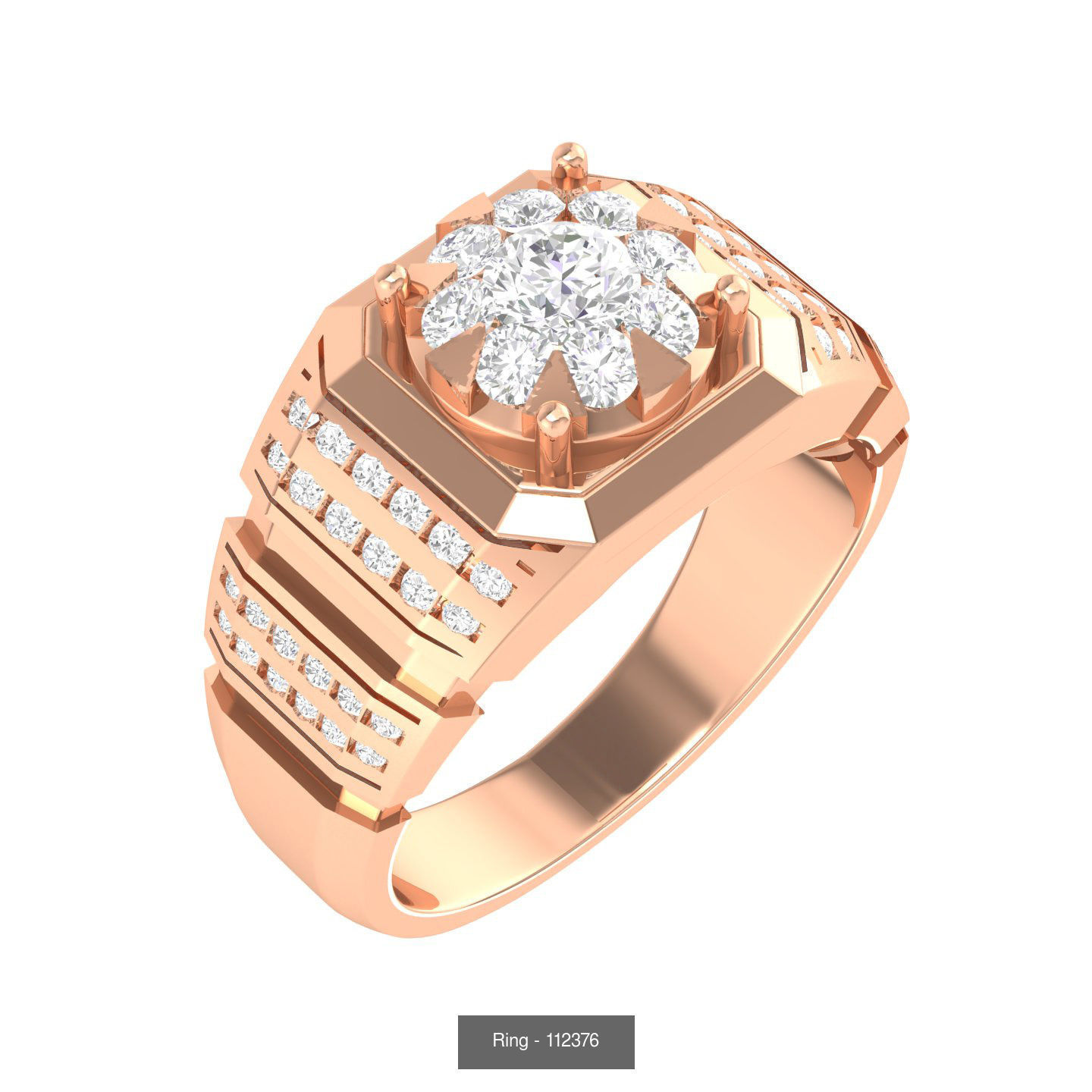 90 wide men groom ring band 3D Model Collection_73