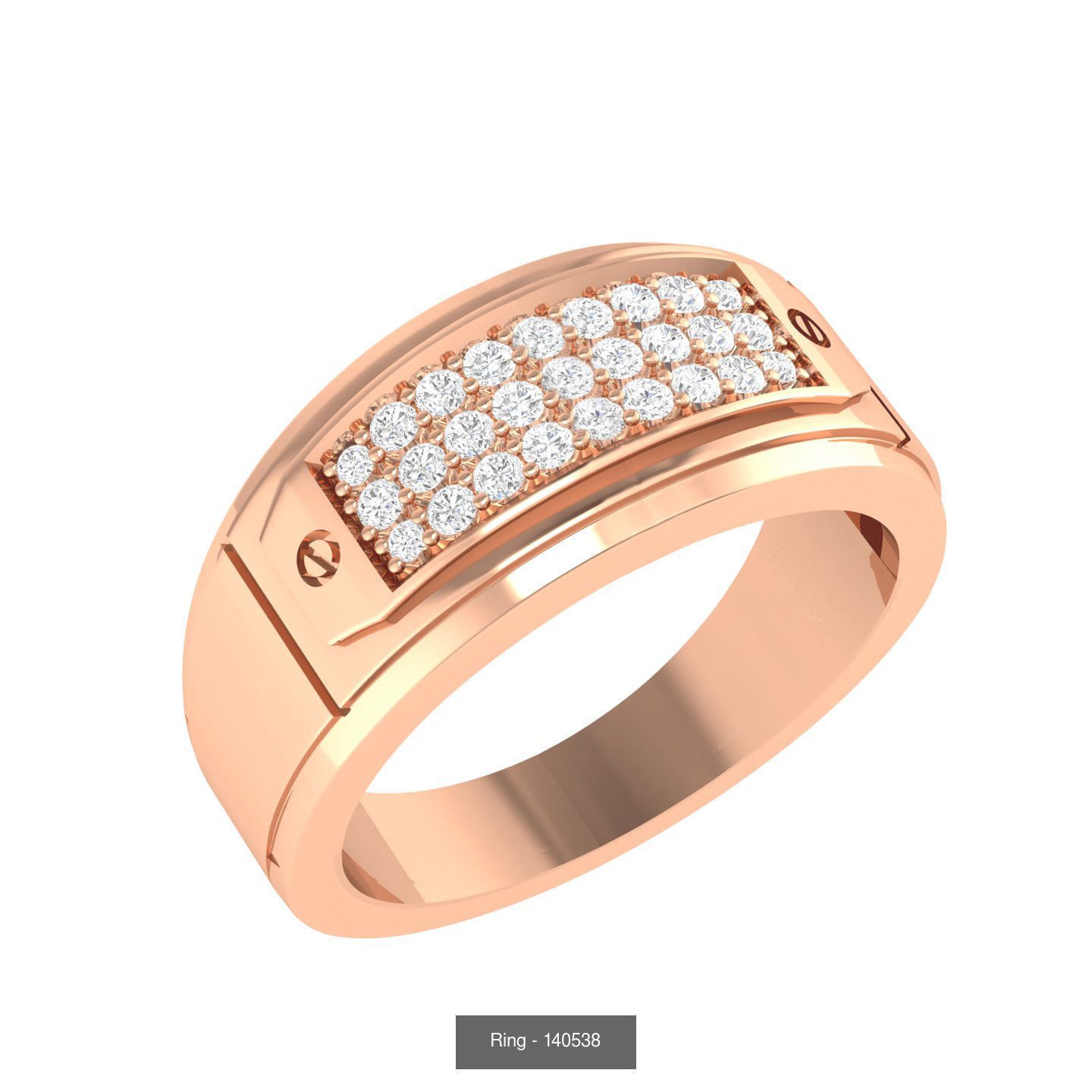 90 wide men groom ring band 3D Model Collection_25