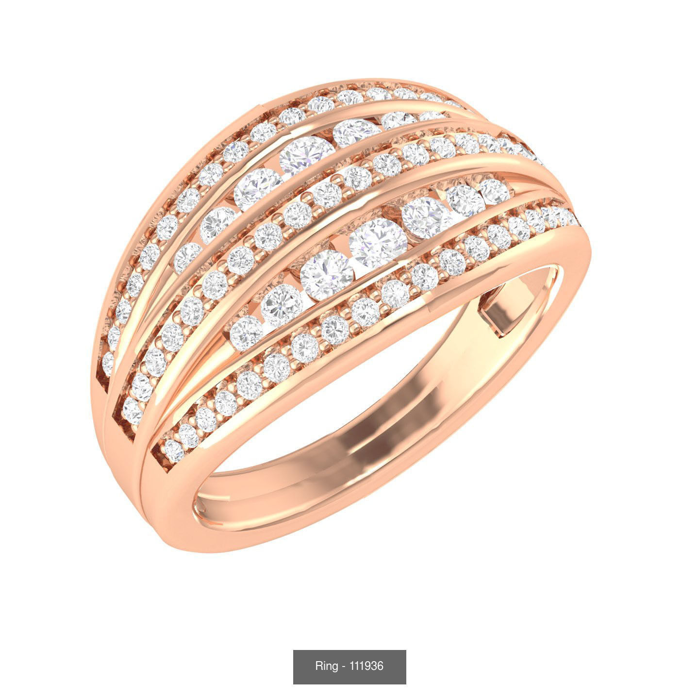 90 wide men groom ring band 3D Model Collection_80