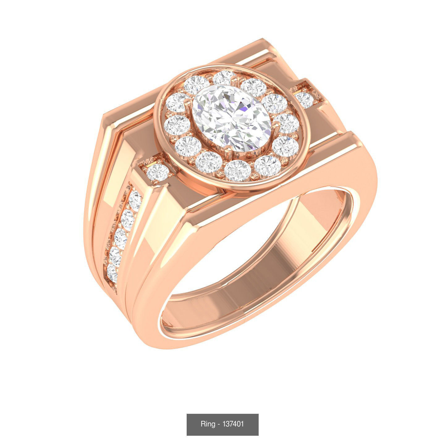 90 wide men groom ring band 3D Model Collection_44