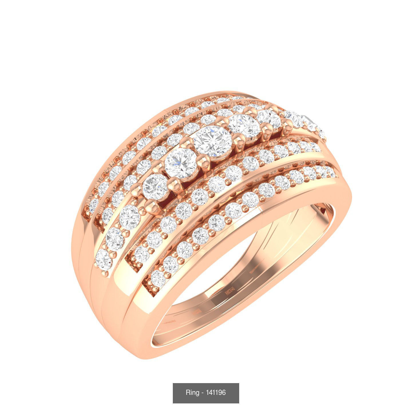 90 wide men groom ring band 3D Model Collection_14