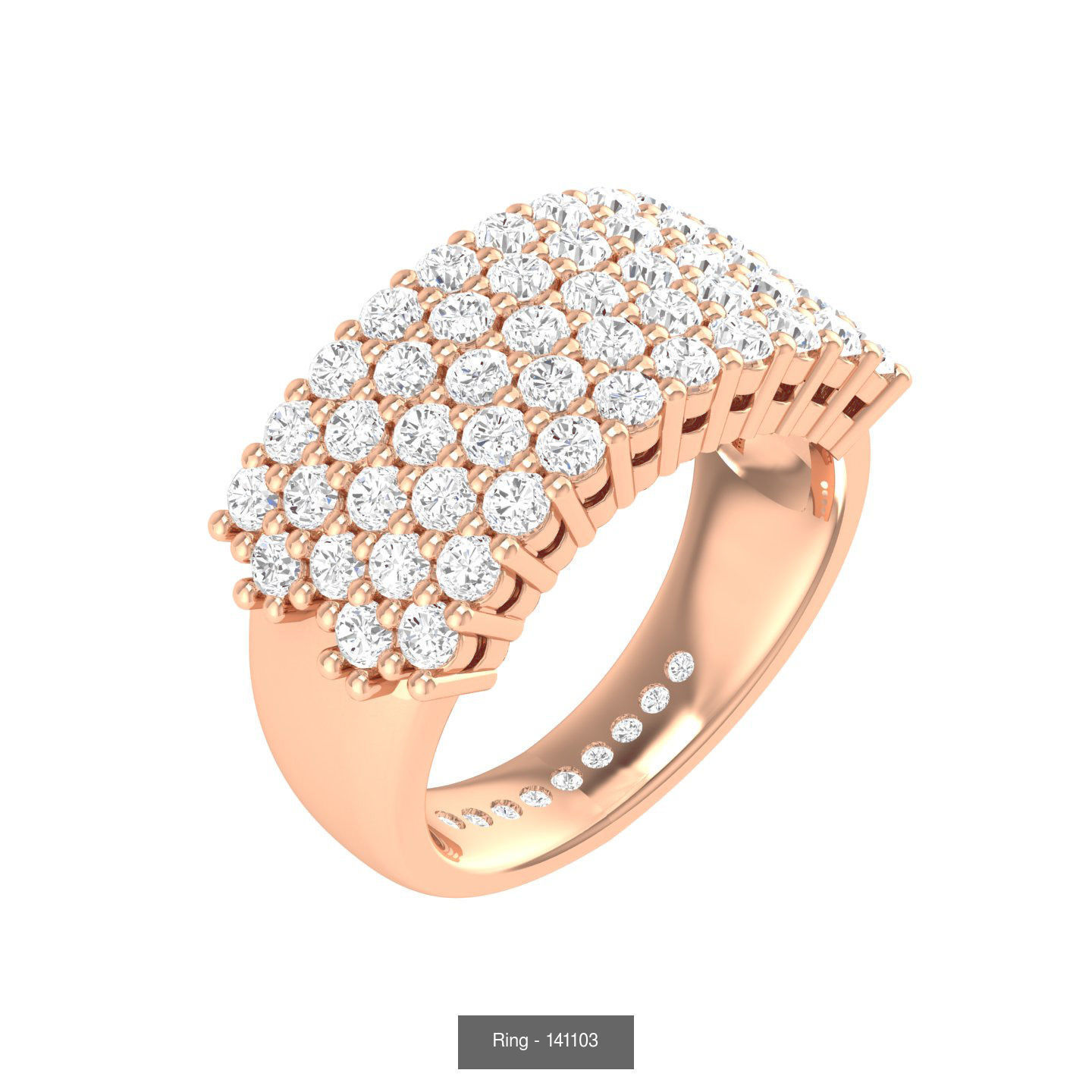 90 wide men groom ring band 3D Model Collection_18