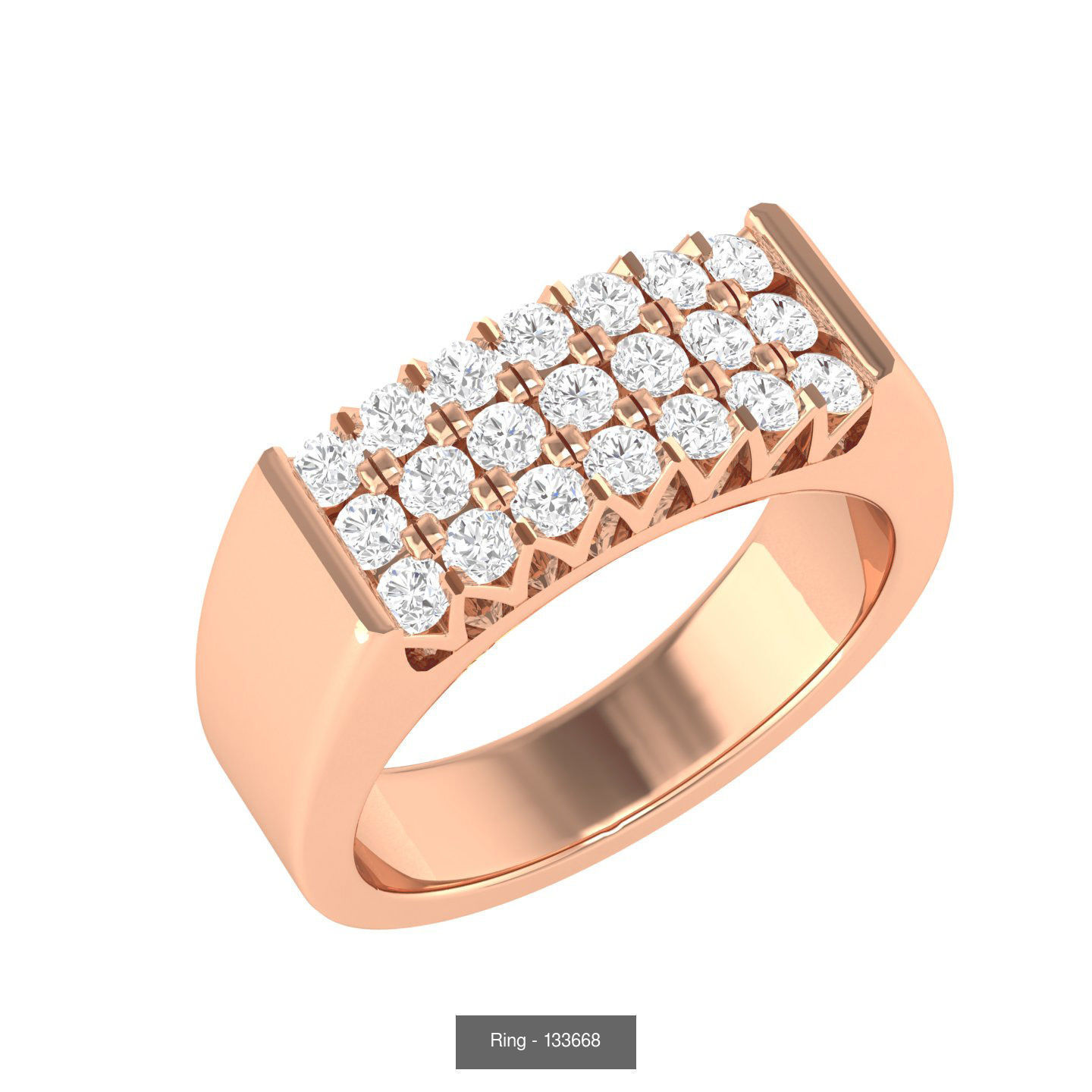 90 wide men groom ring band 3D Model Collection_51