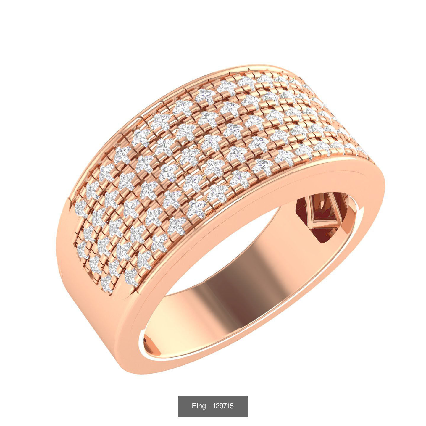 90 wide men groom ring band 3D Model Collection_53