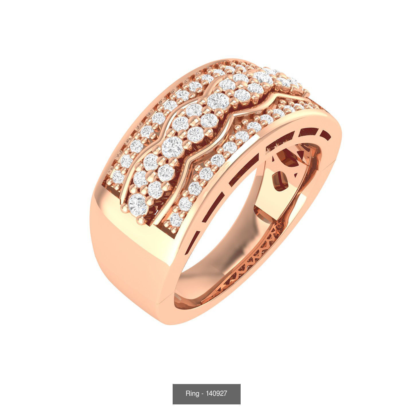 90 wide men groom ring band 3D Model Collection_22