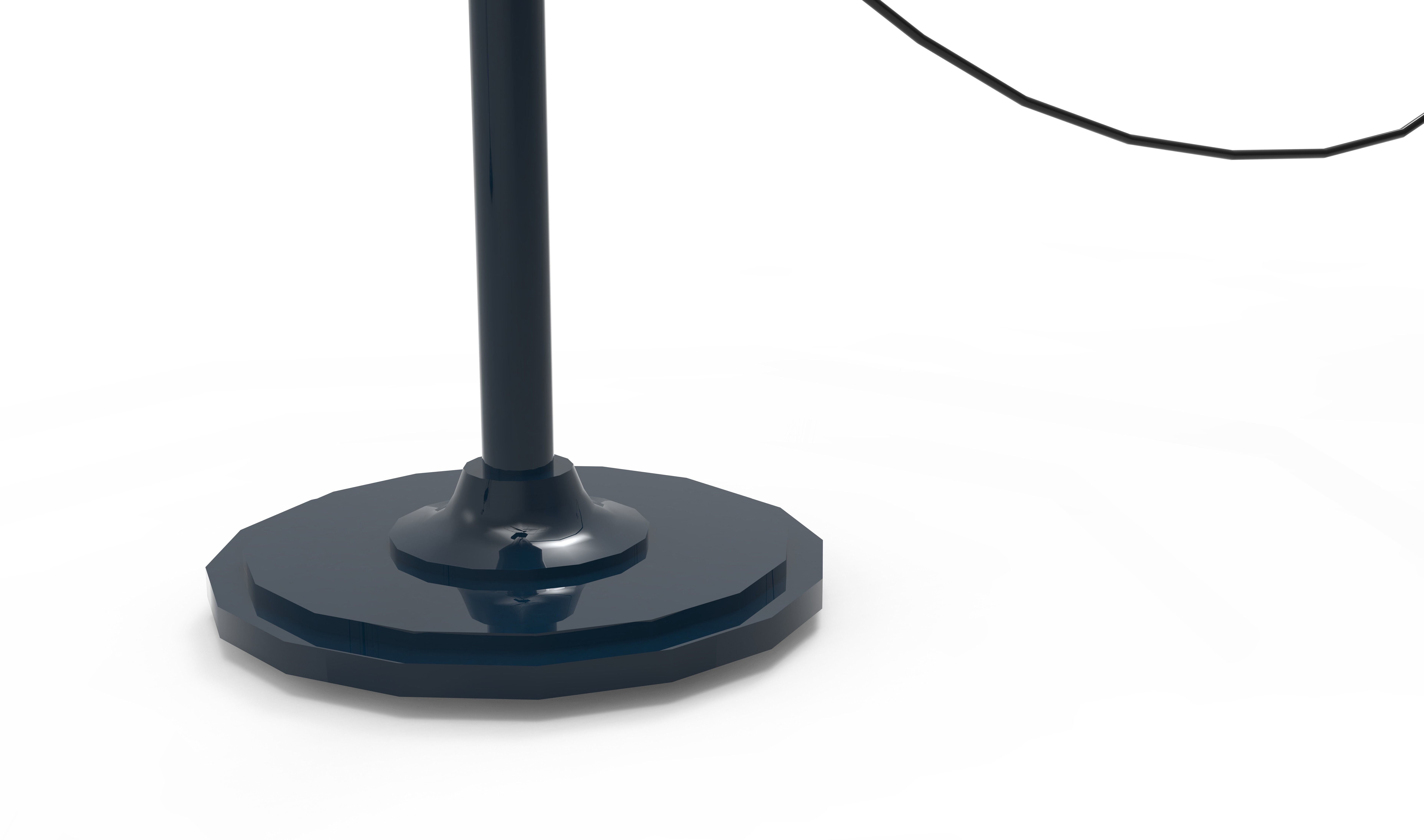 Standing Fan Animated Low-poly 3D model_3