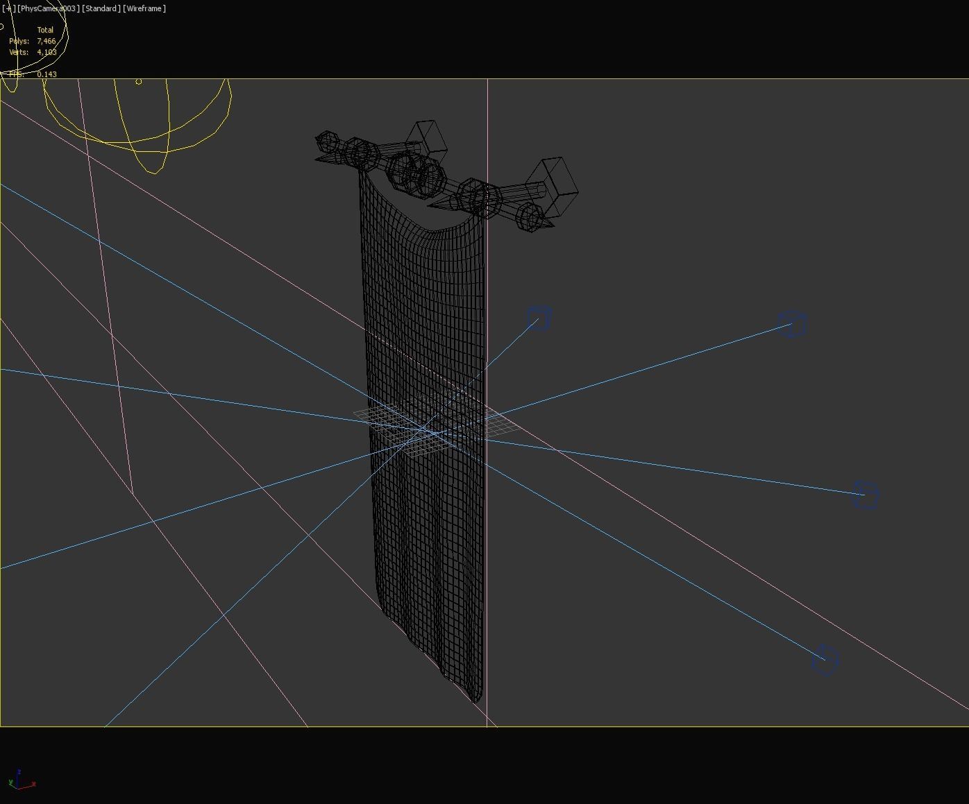 PBR European medieval flag 3D model_25