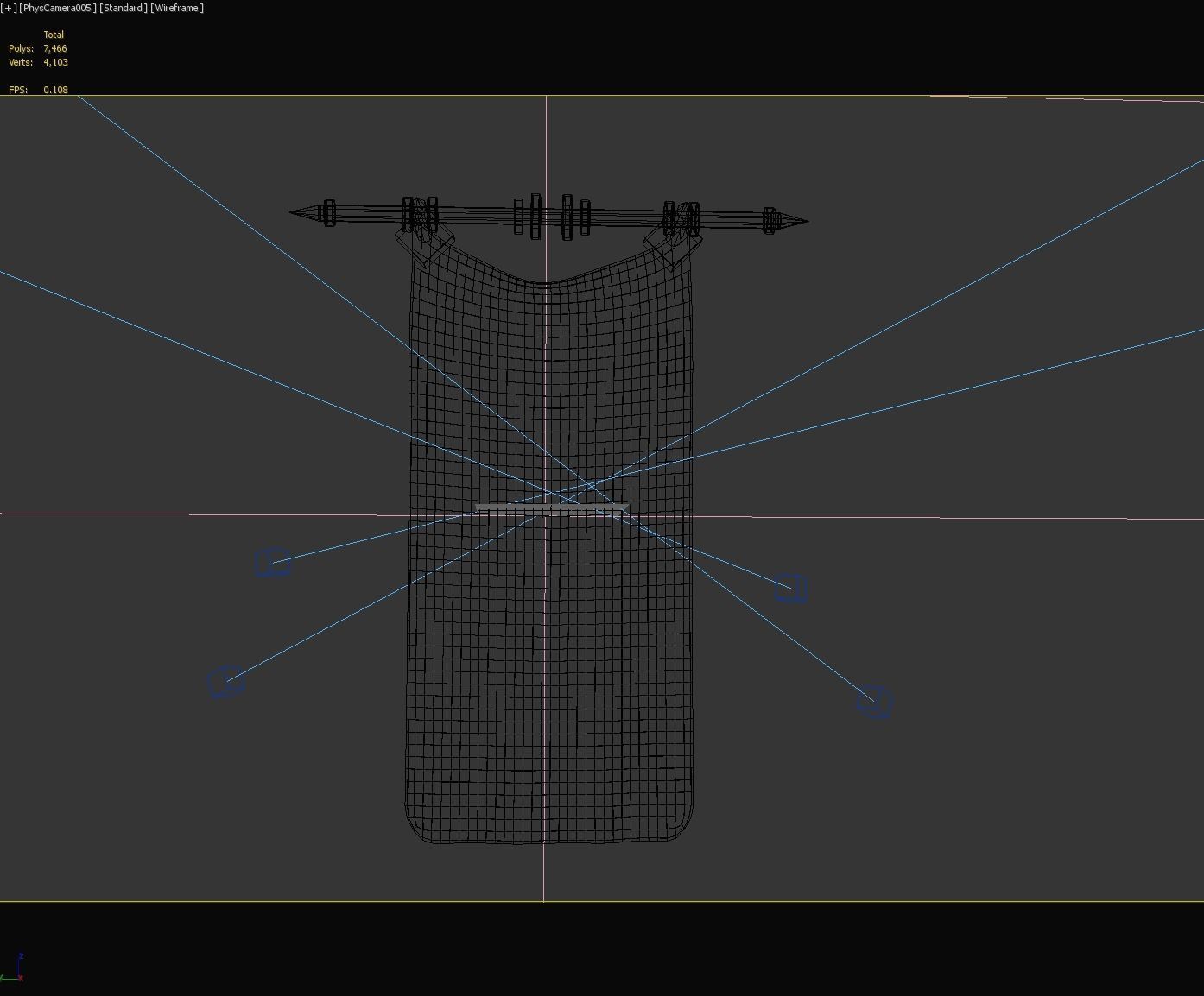 PBR European medieval flag 3D model_26