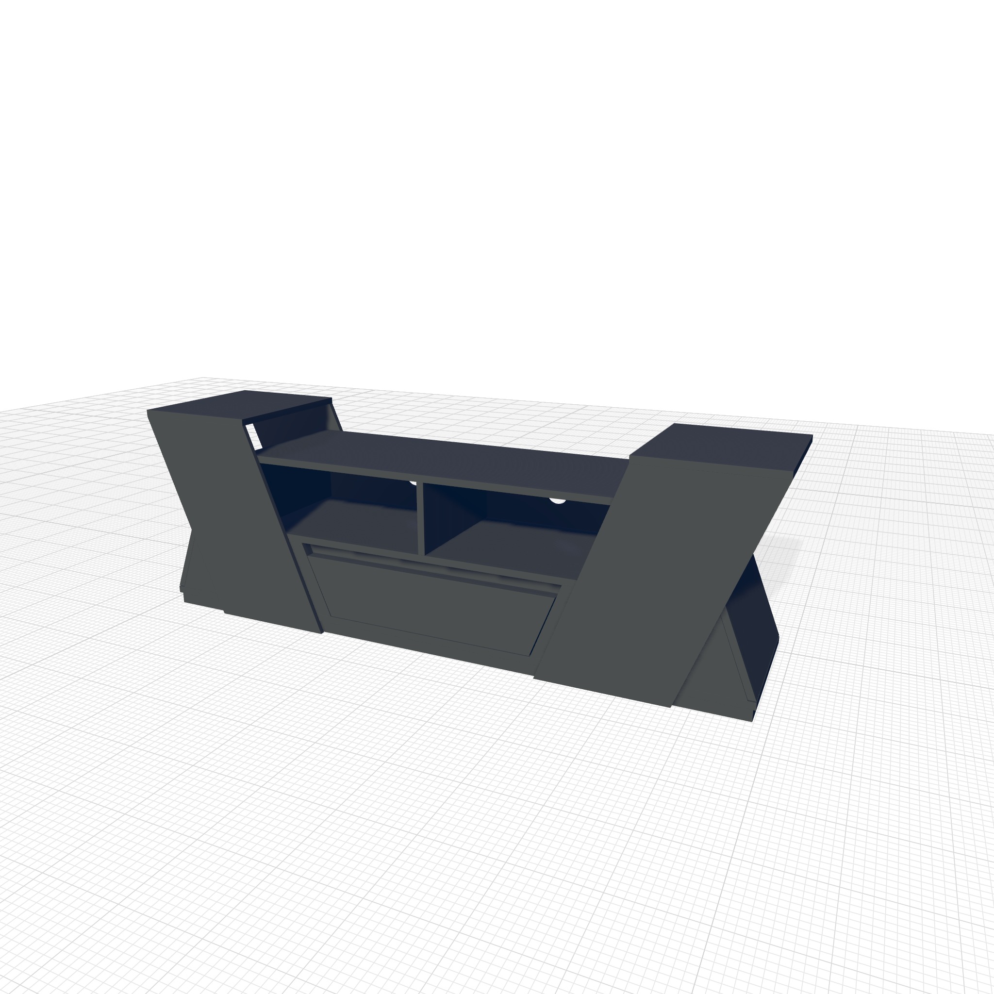 Wistrom TV Stand 3D model_5