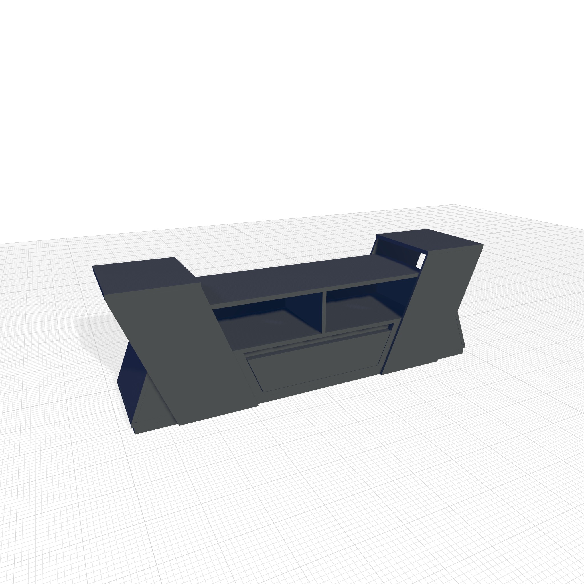 Wistrom TV Stand 3D model_4