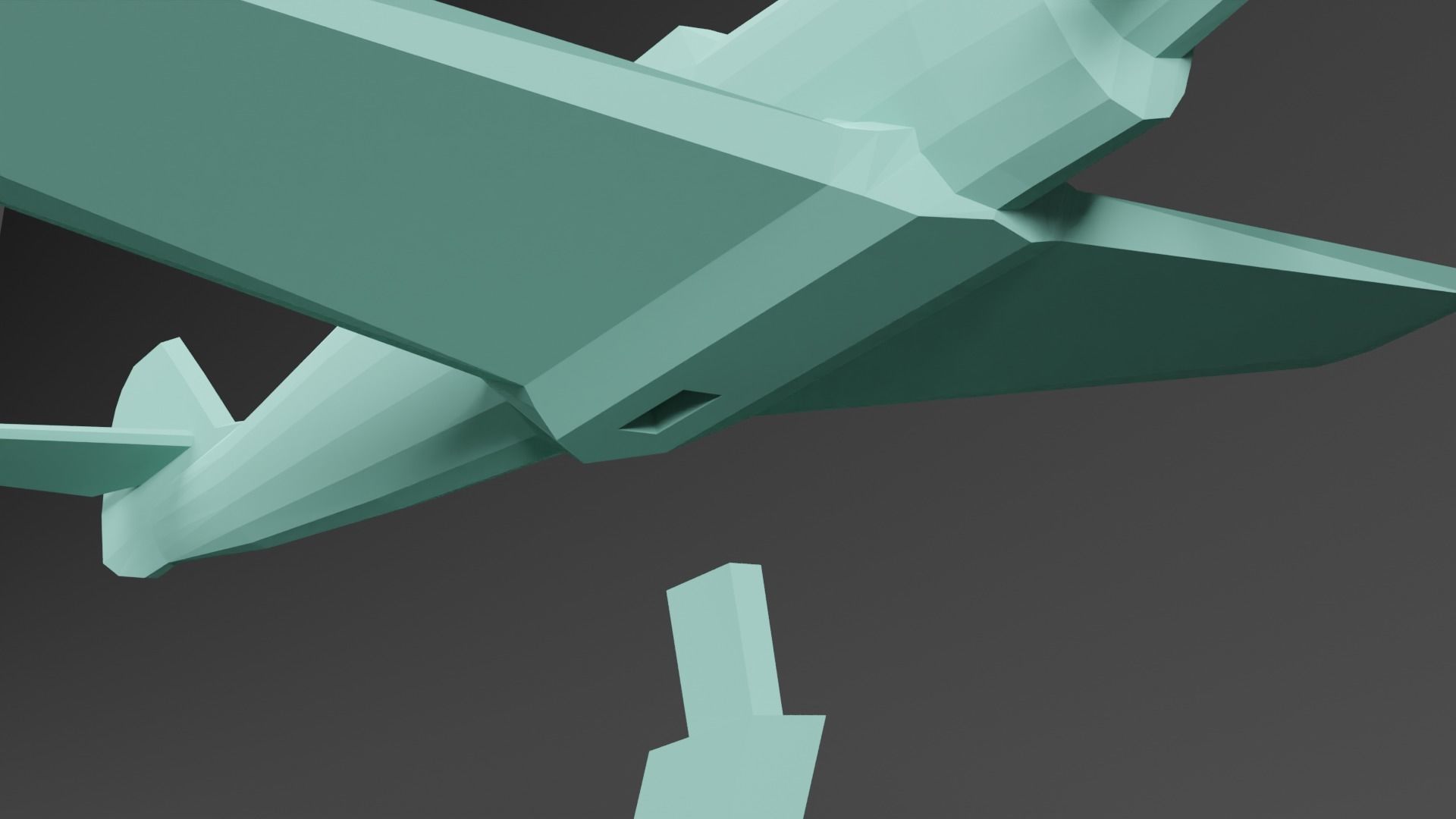 BF 109 Plane Free 3D print model_4