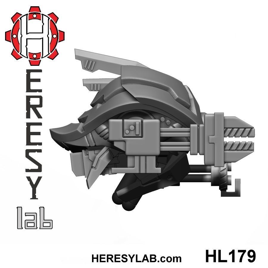 HL179 - Greater God Drone  3D print model_1