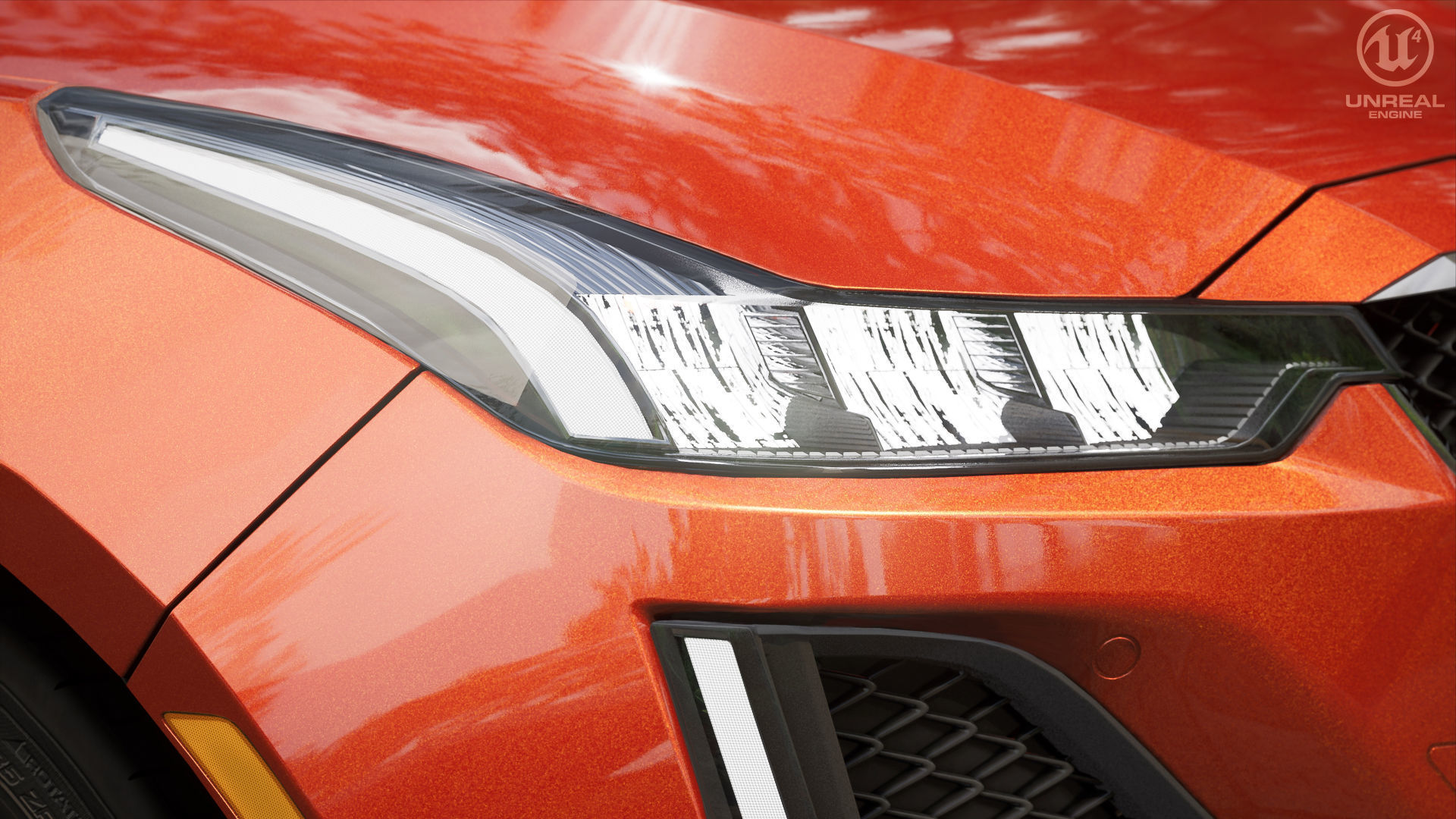 Cadillac CT5 2020 Low-poly 3D model_10