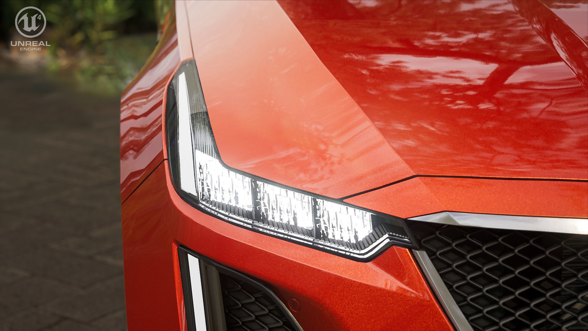 Cadillac CT5 2020 Low-poly 3D model_8