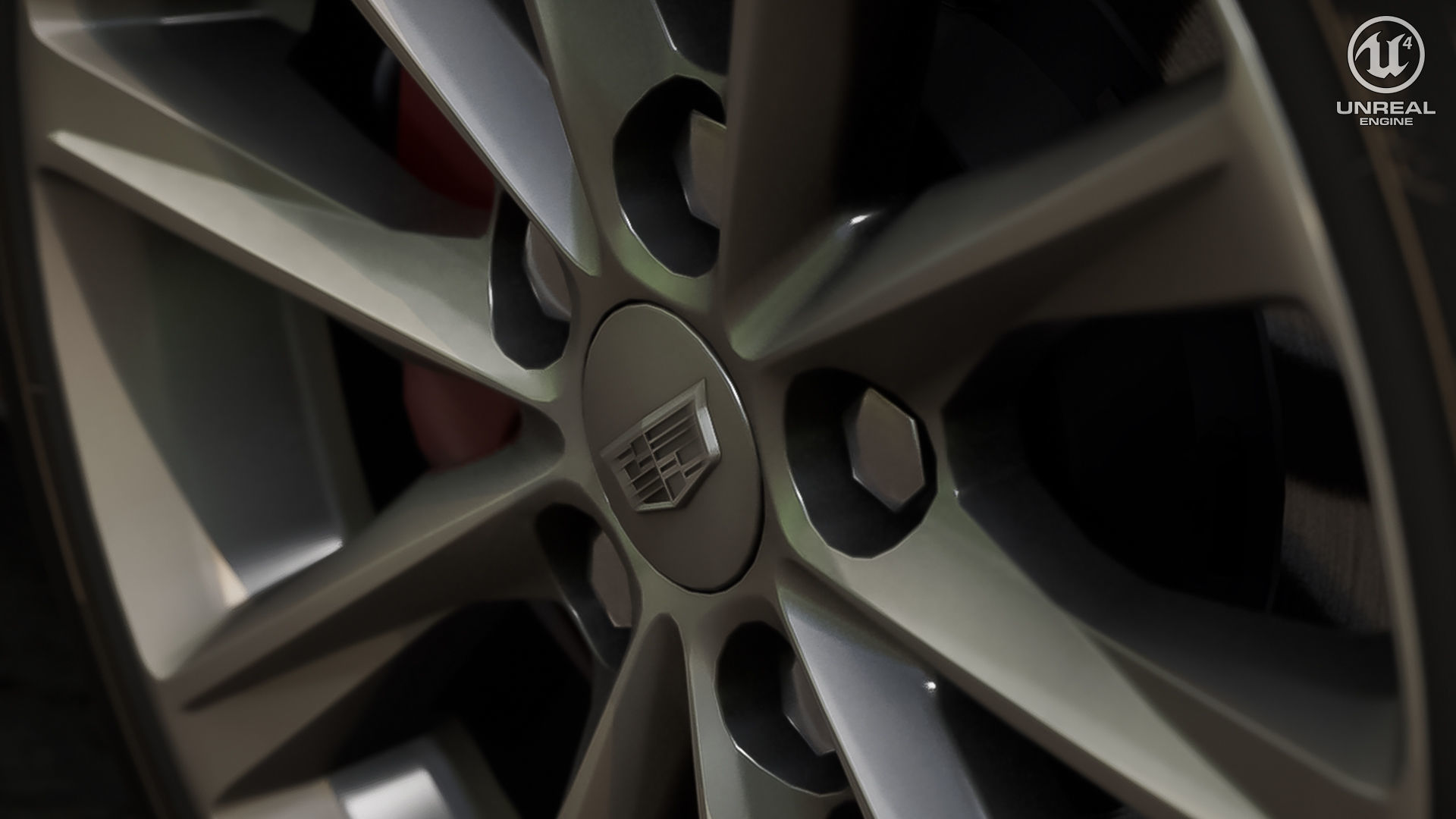 Cadillac CT5 2020 Low-poly 3D model_11