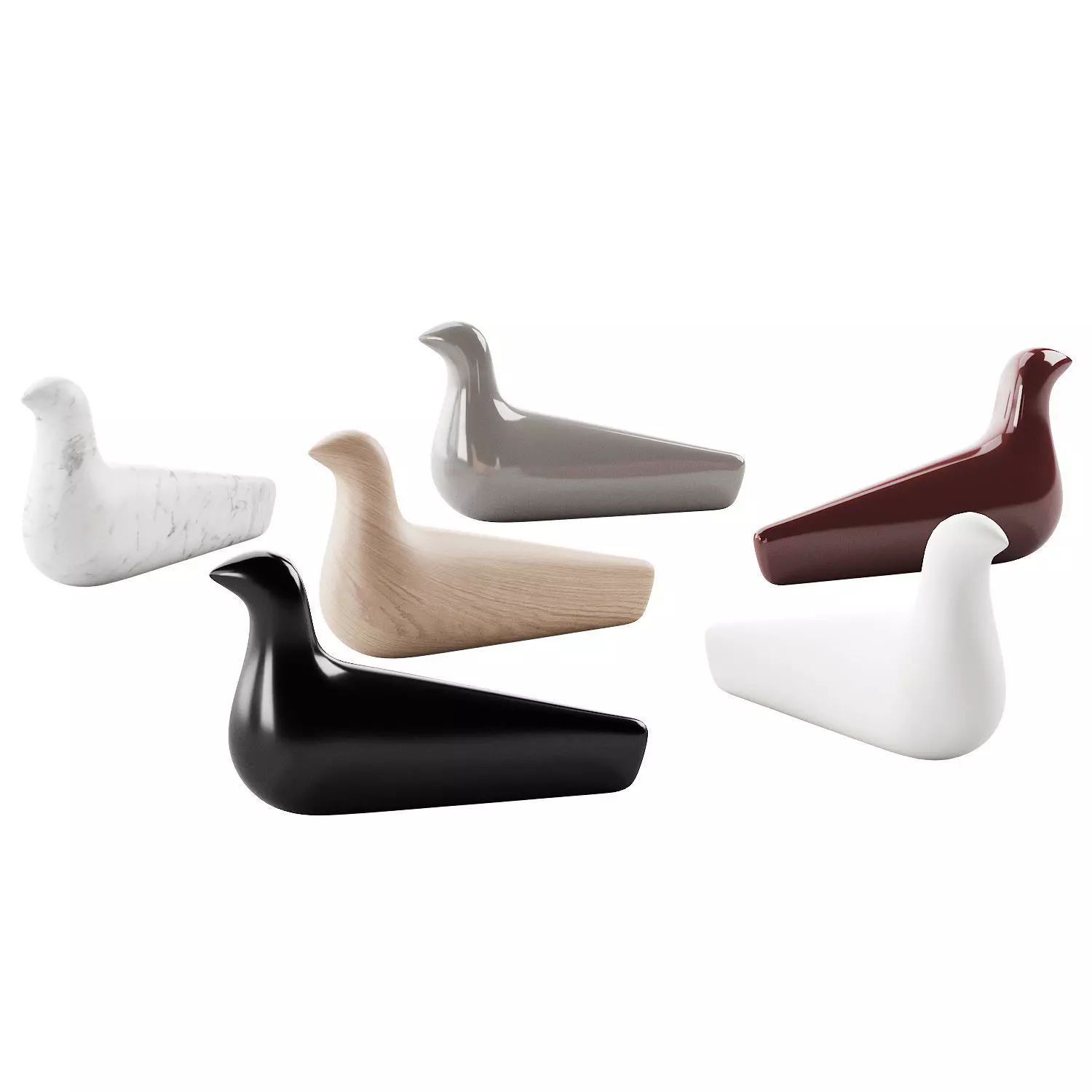 018 Vitra LOiseau bird by Ronan and Erwan Bouroullec 3D model_0