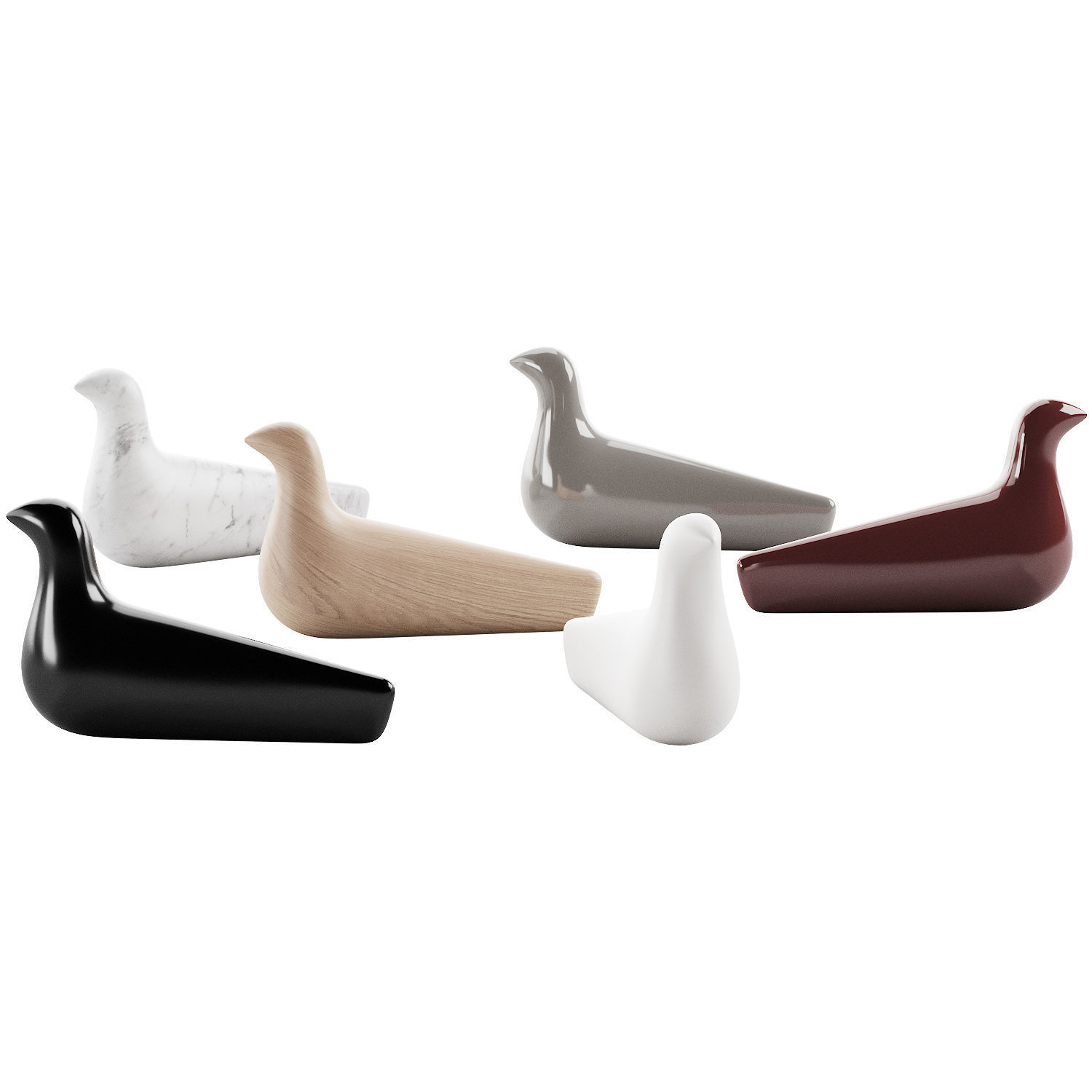 018 Vitra LOiseau bird by Ronan and Erwan Bouroullec 3D model_3