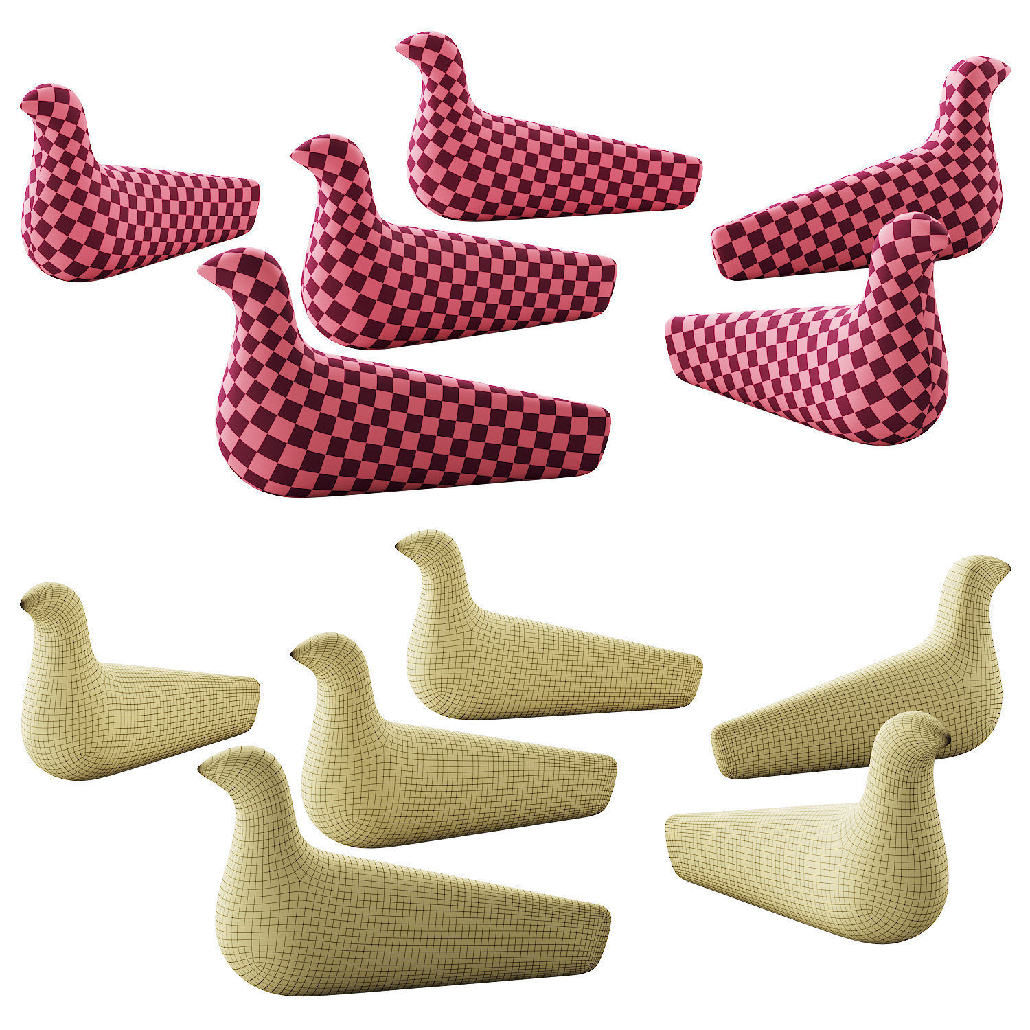 018 Vitra LOiseau bird by Ronan and Erwan Bouroullec 3D model_19