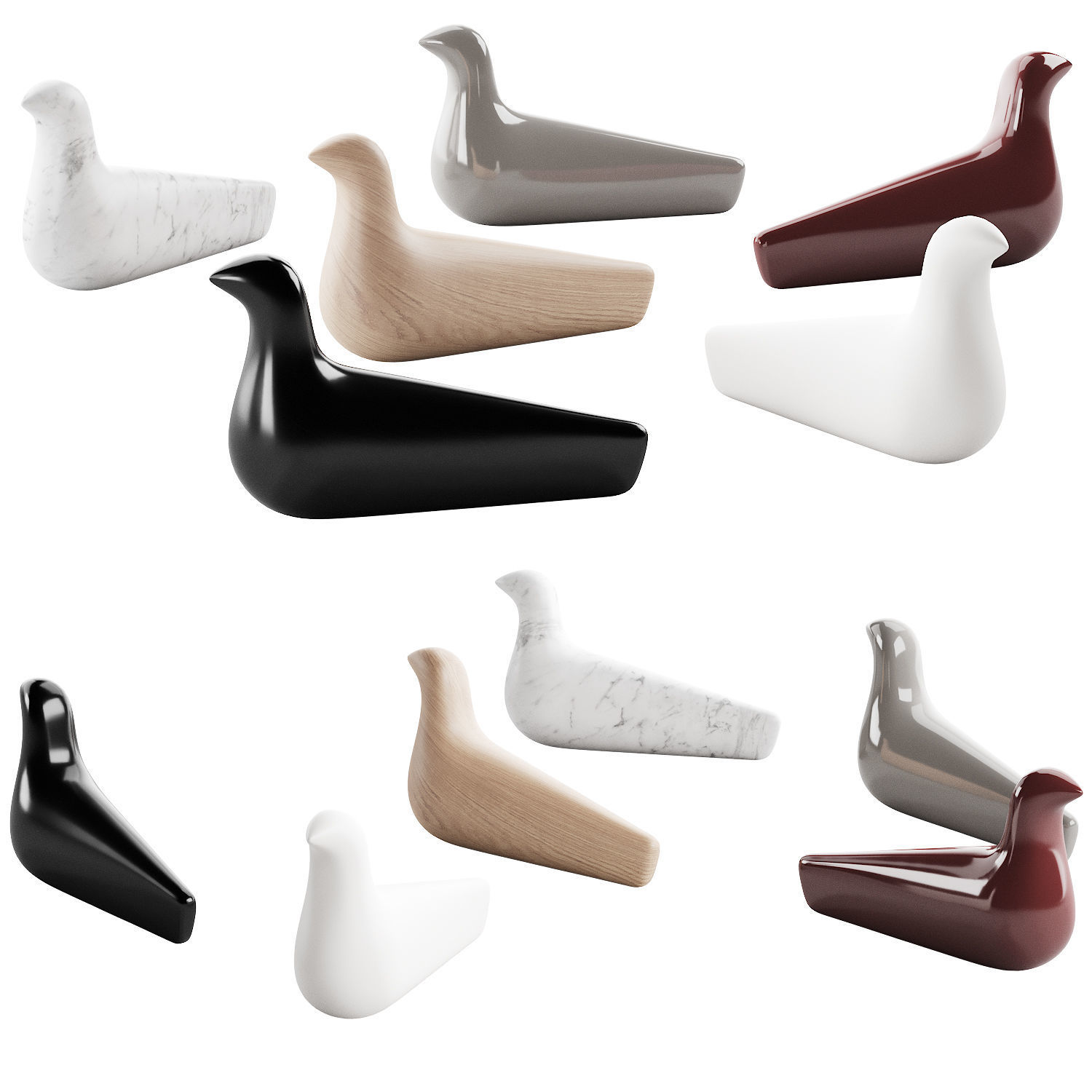 018 Vitra LOiseau bird by Ronan and Erwan Bouroullec 3D model_13