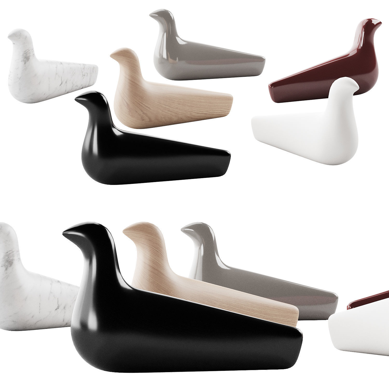 018 Vitra LOiseau bird by Ronan and Erwan Bouroullec 3D model_14