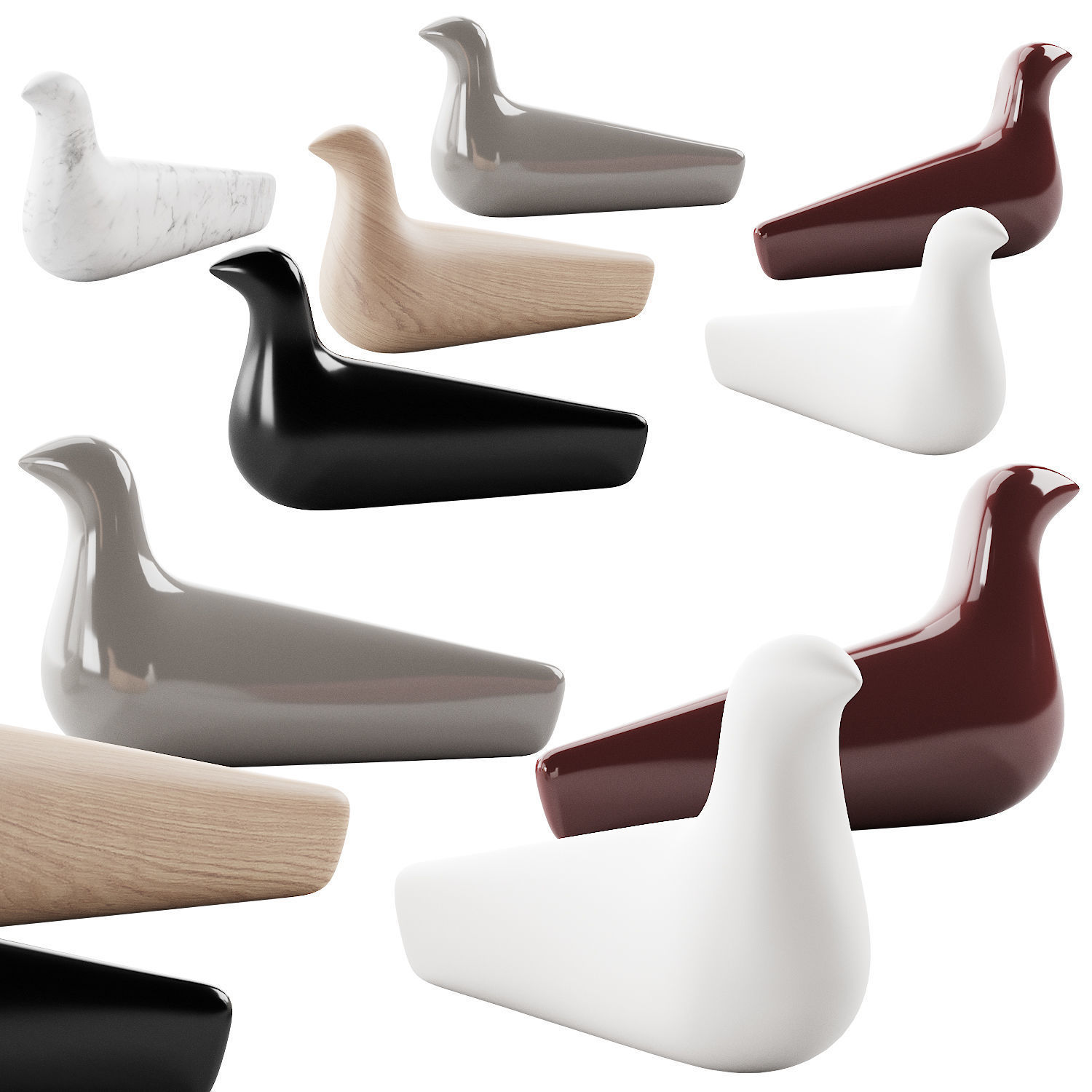 018 Vitra LOiseau bird by Ronan and Erwan Bouroullec 3D model_12