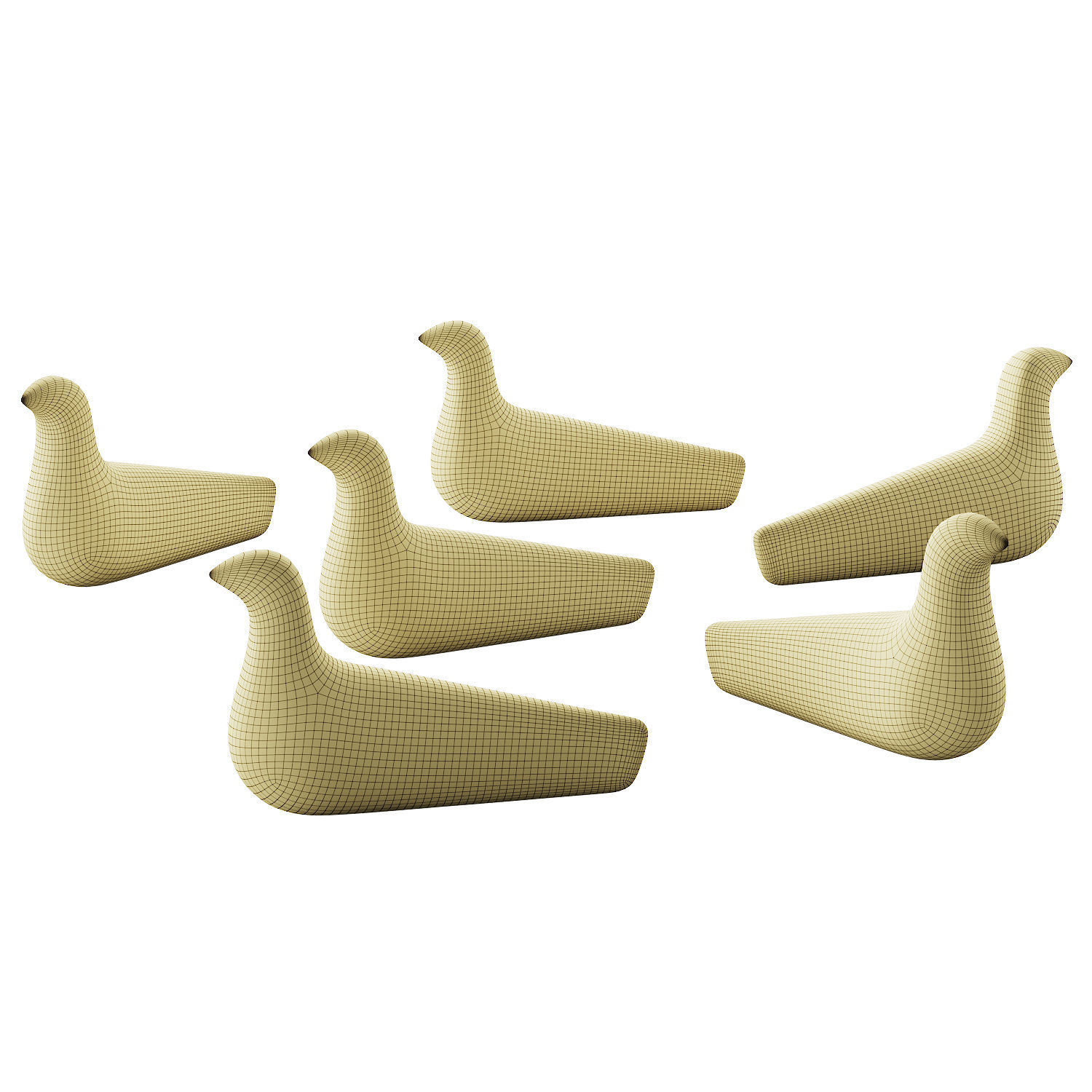 018 Vitra LOiseau bird by Ronan and Erwan Bouroullec 3D model_20
