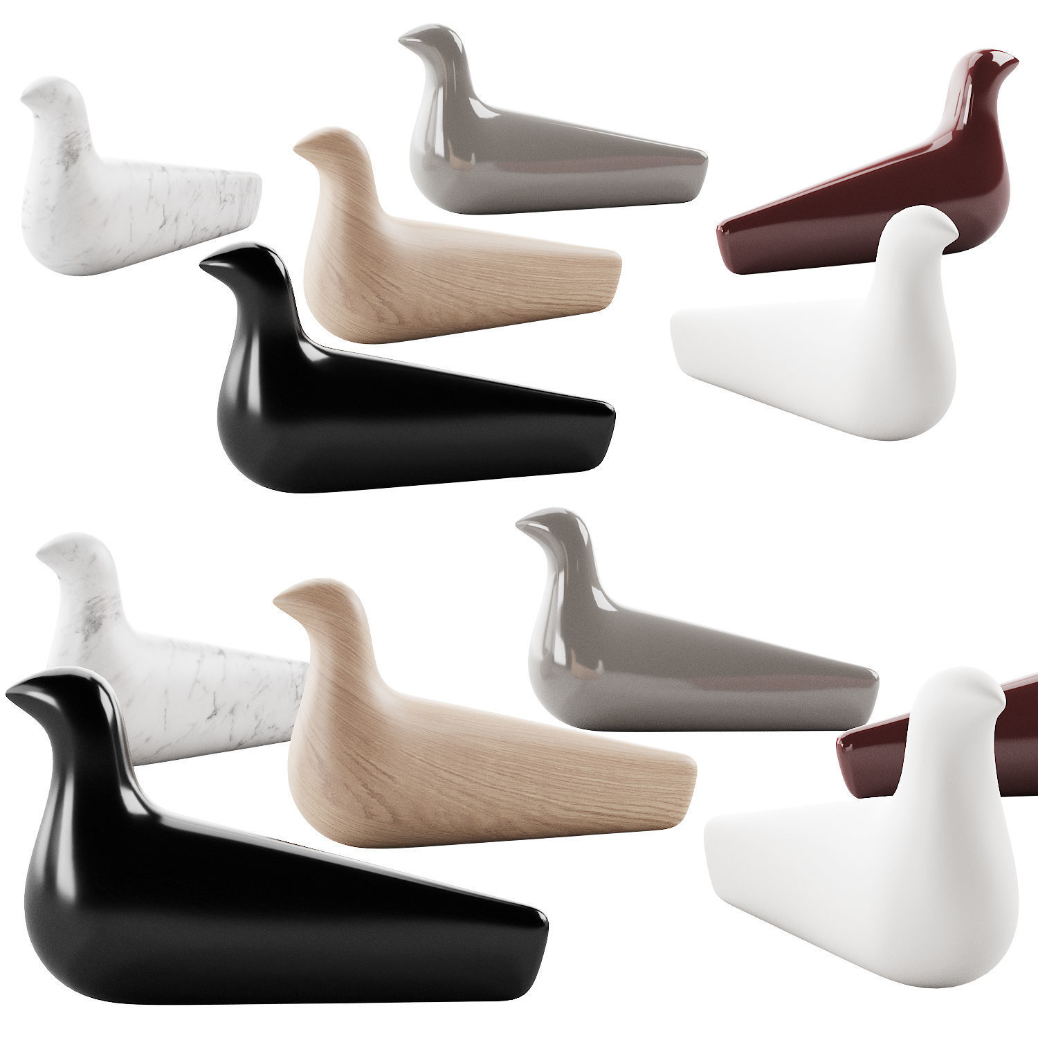 018 Vitra LOiseau bird by Ronan and Erwan Bouroullec 3D model_15