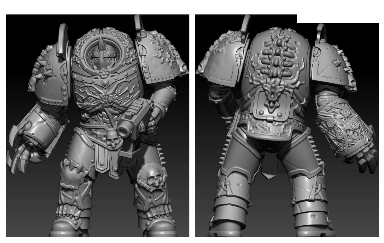 HeresyLab Talon Meka MK1 3d print model HL145  3D print model_1