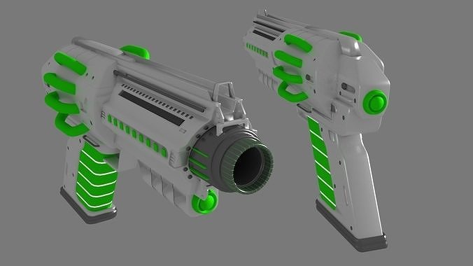 Sci fi Blaster Hand Gun 3D model