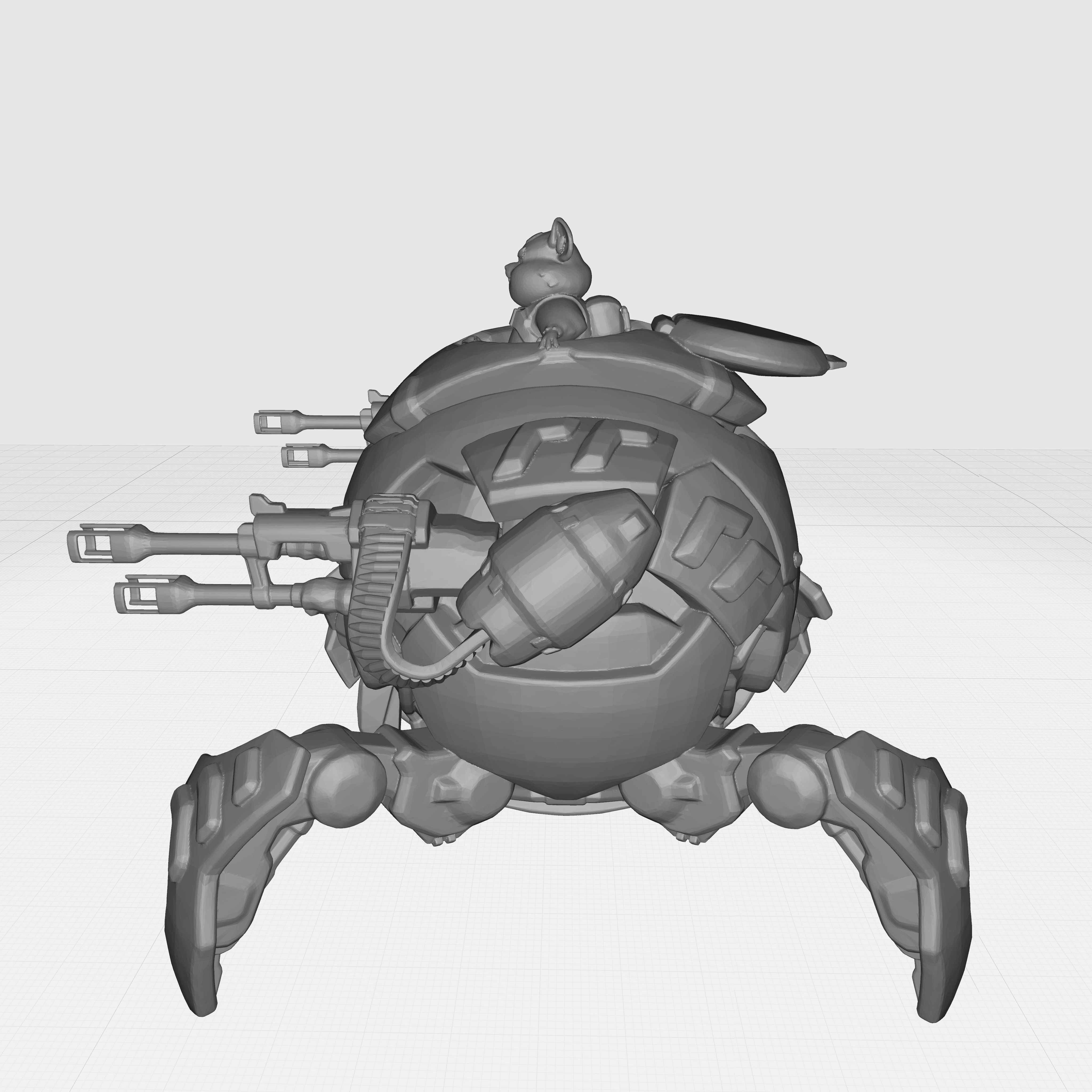 Wrecking Ball - Overwatch 3D model_3