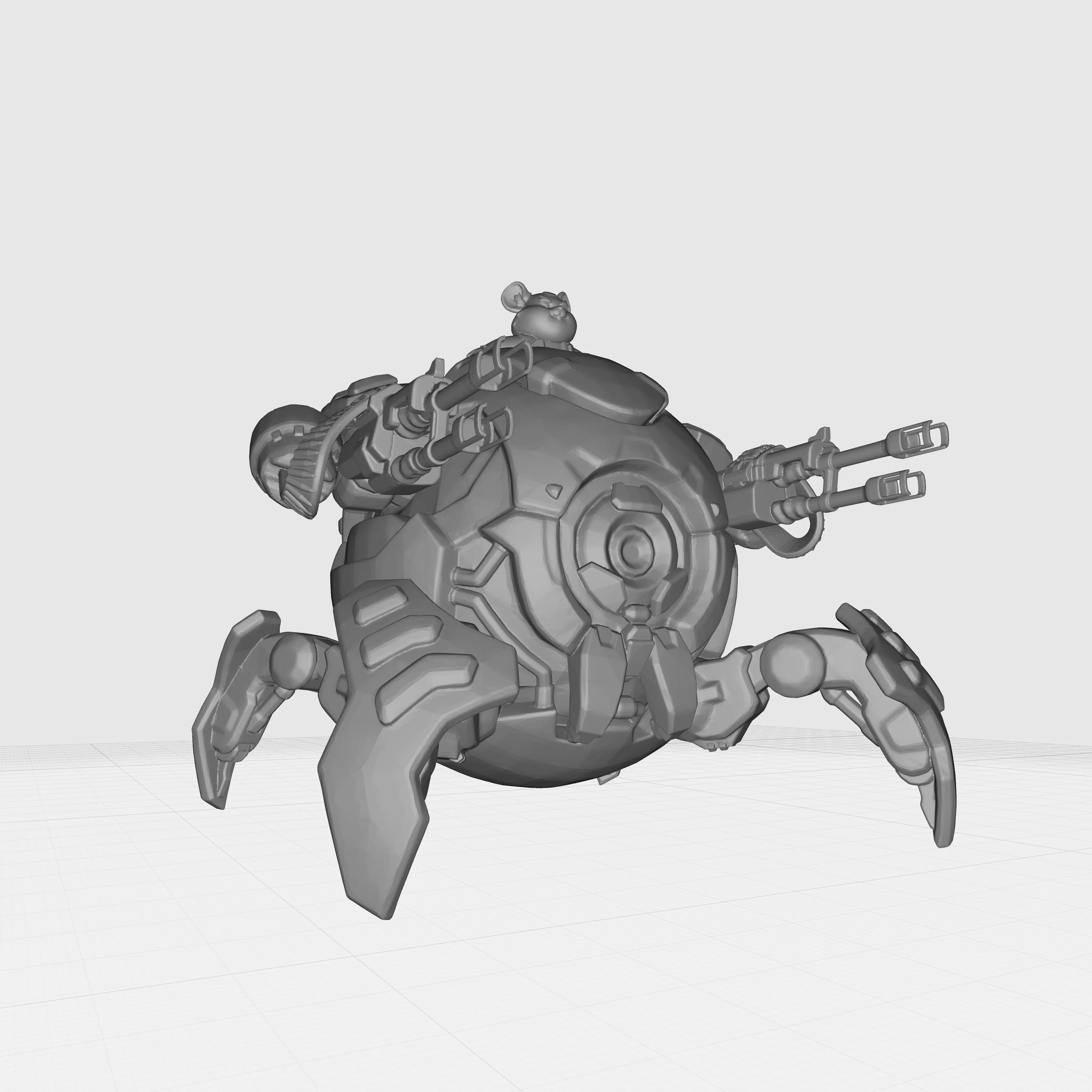 Wrecking Ball - Overwatch 3D model_0