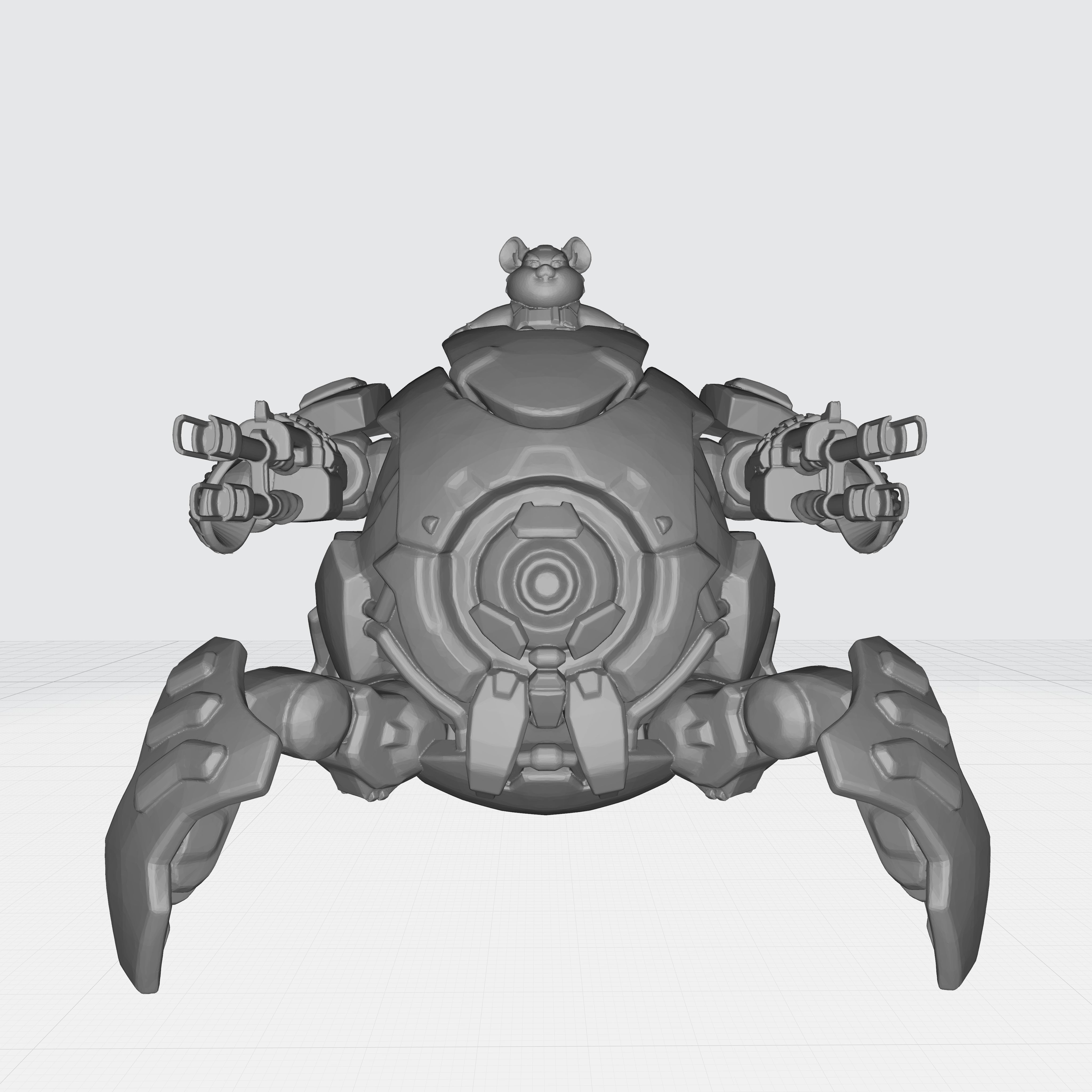 Wrecking Ball - Overwatch 3D model_1