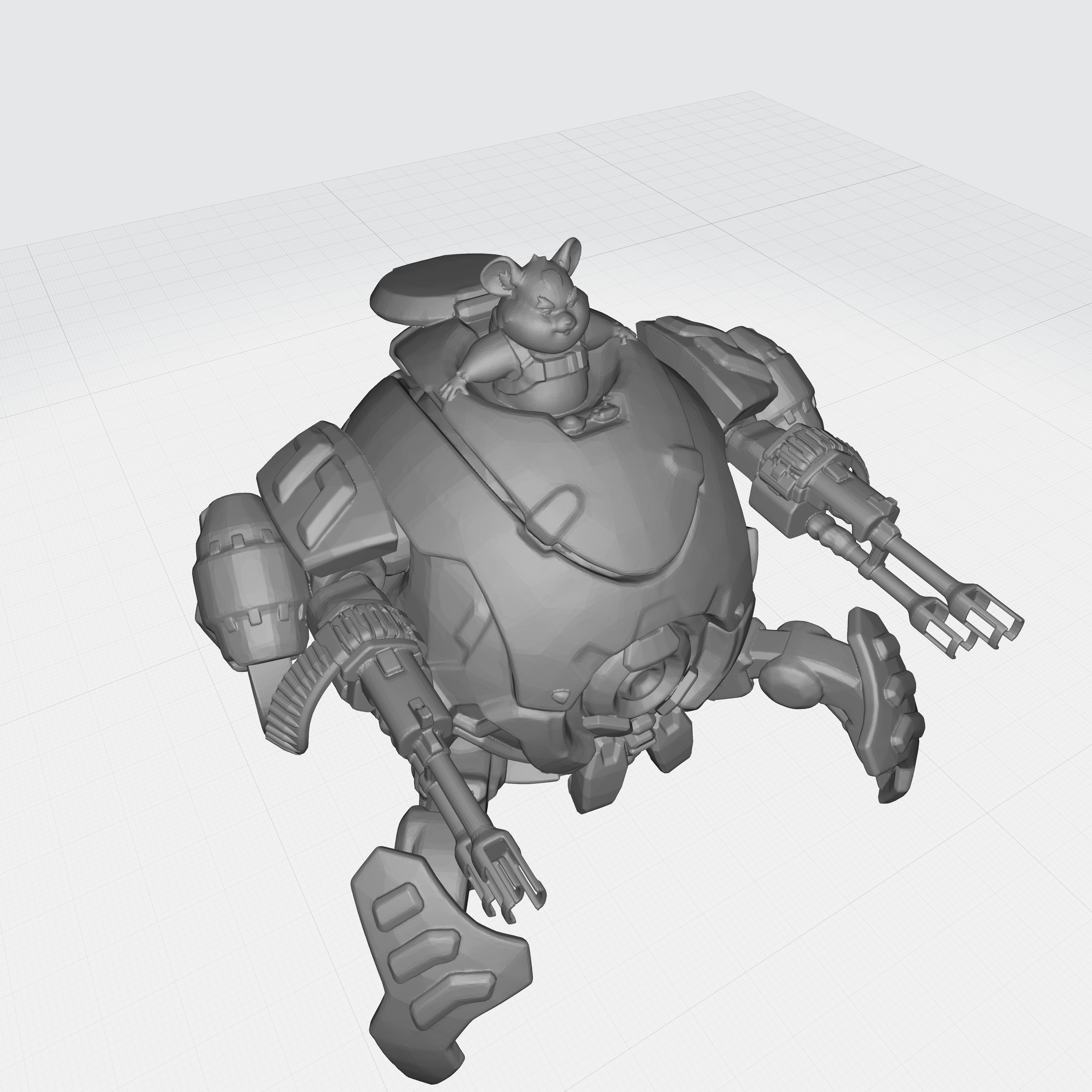 Wrecking Ball - Overwatch 3D model_2