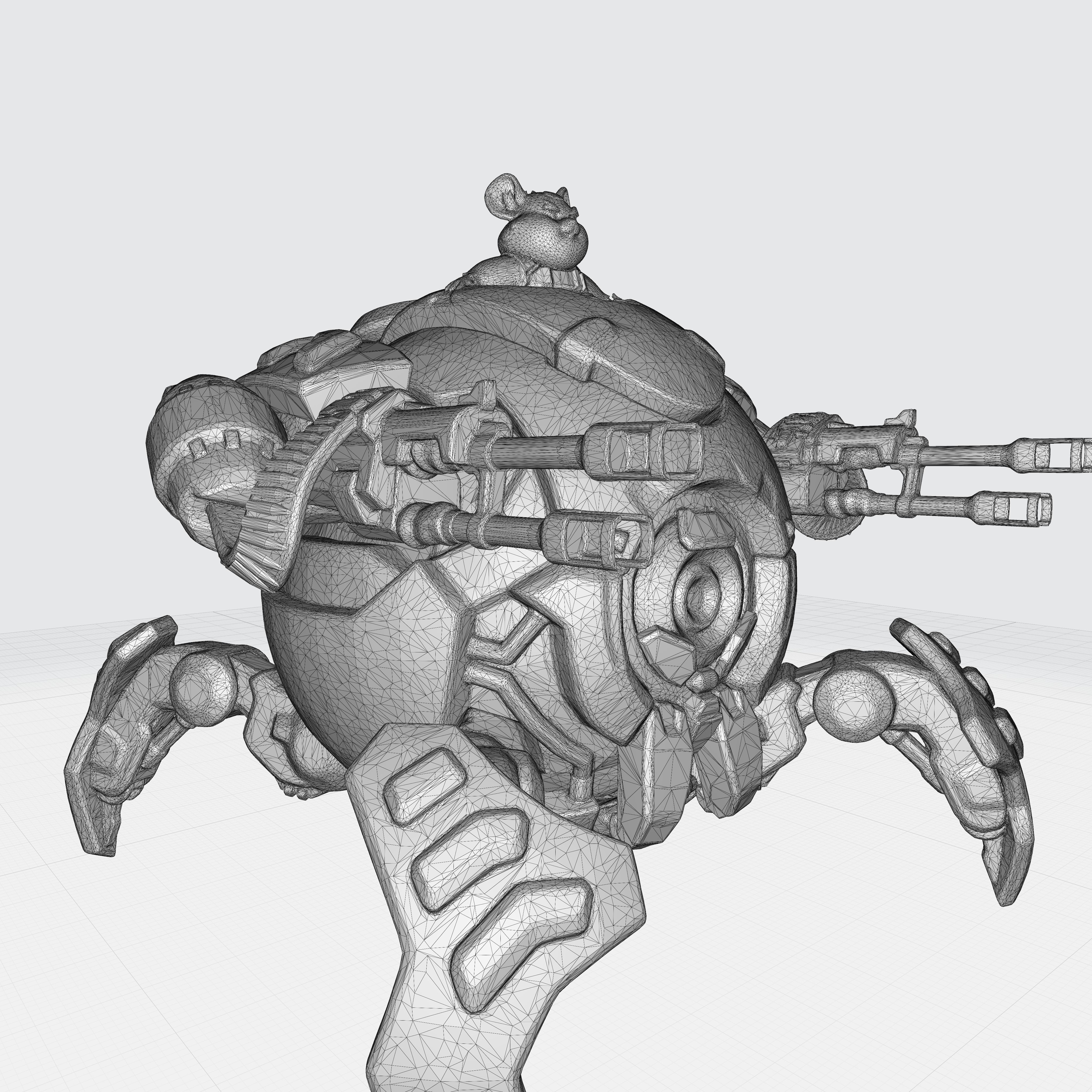 Wrecking Ball - Overwatch 3D model_4