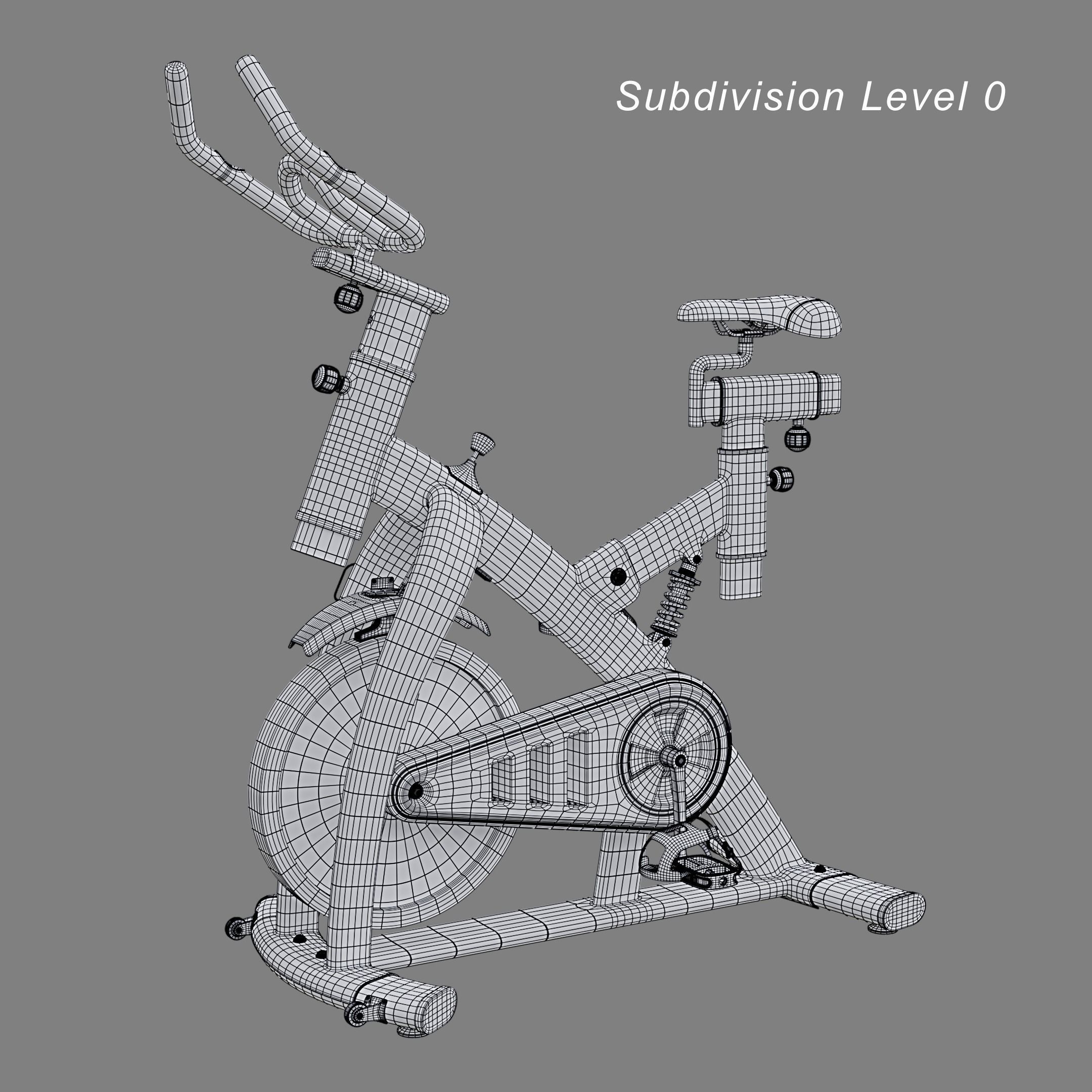 Spinning Bike 3D model_5